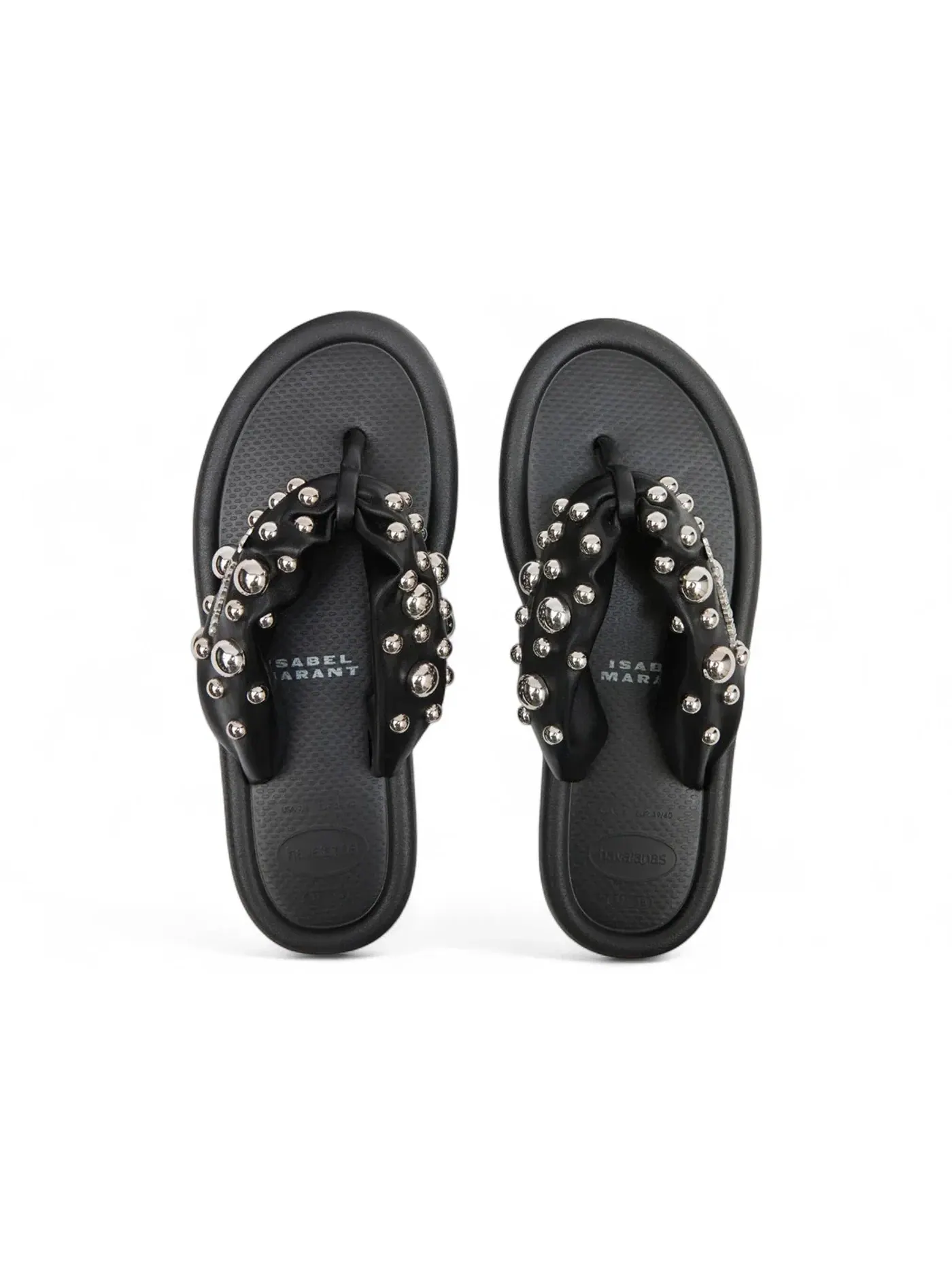 Женские сандалии с шипами Havaianas x Isabel Marant Studs Sandals — изображение 2 из 2, черный