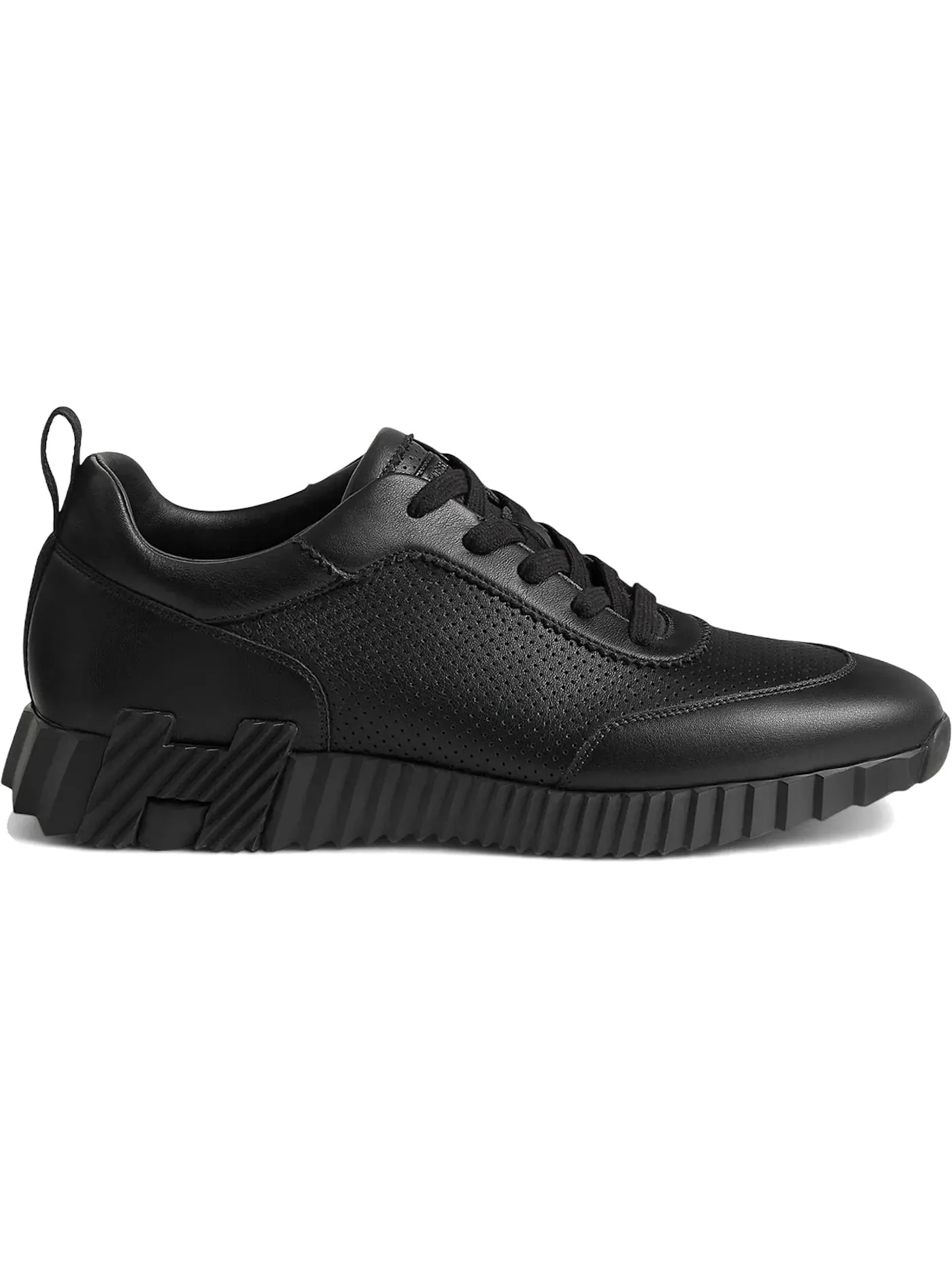 Мужские кроссовки с перфорацией Hermes Bouncing Sneaker Hermes — изображение 1 из 1, черный