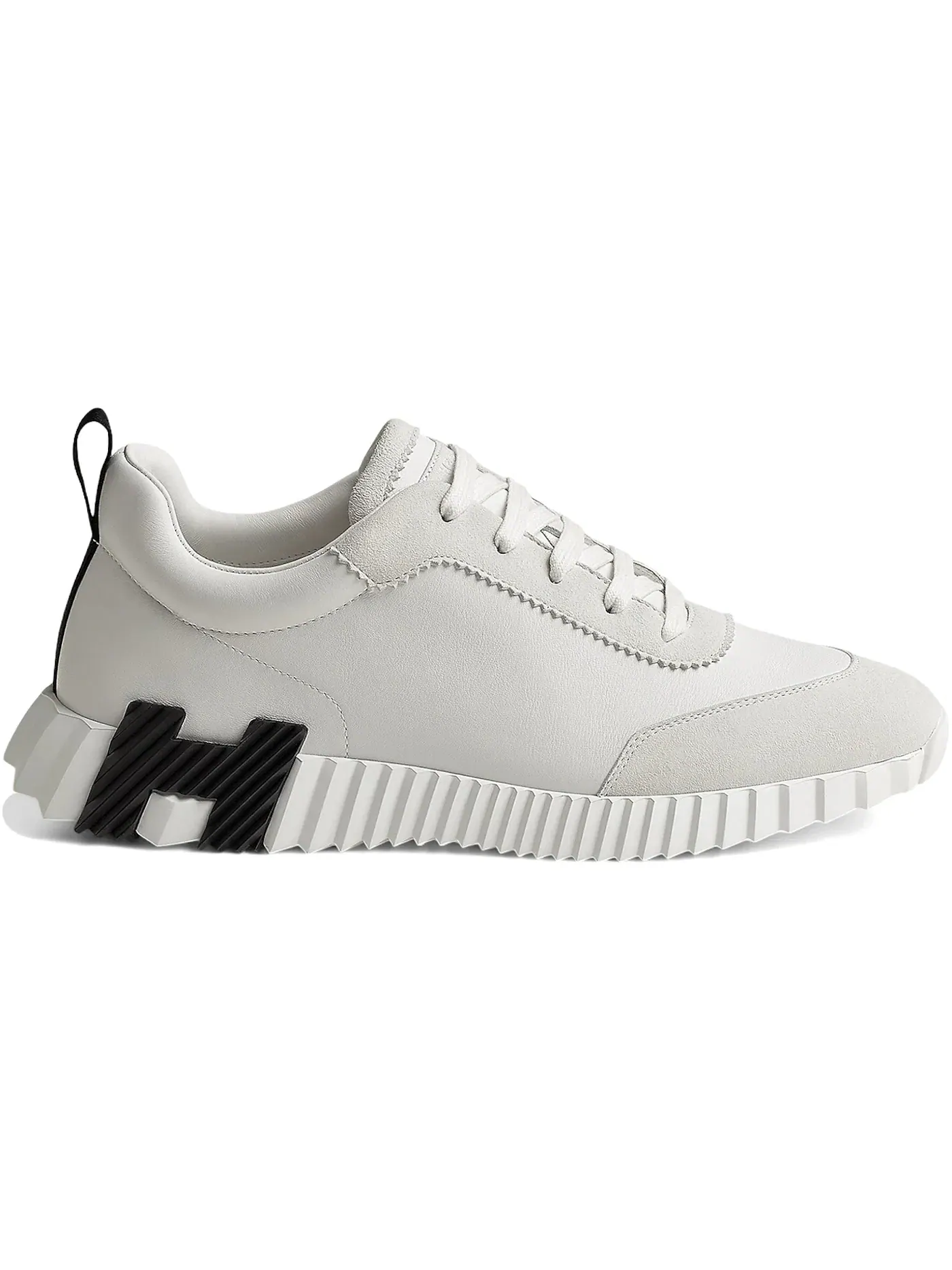 Мужские кроссовки с контрастными элементами Hermes Bouncing Sneaker Hermes — изображение 1 из 1, белый