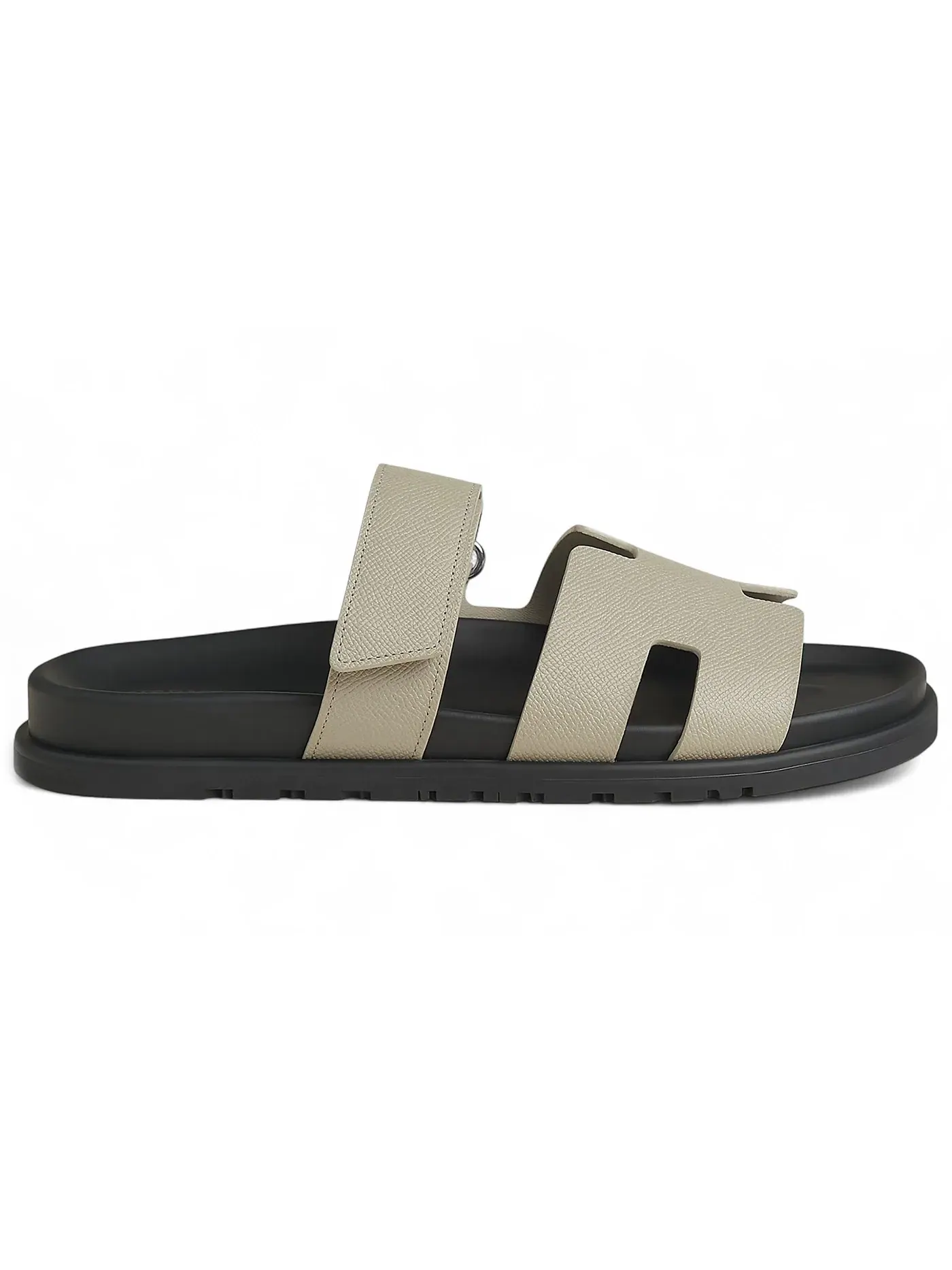 Мужские сандалии-шлепанцы Hermes Chypre Sandal — изображение 1 из 1, бежевый