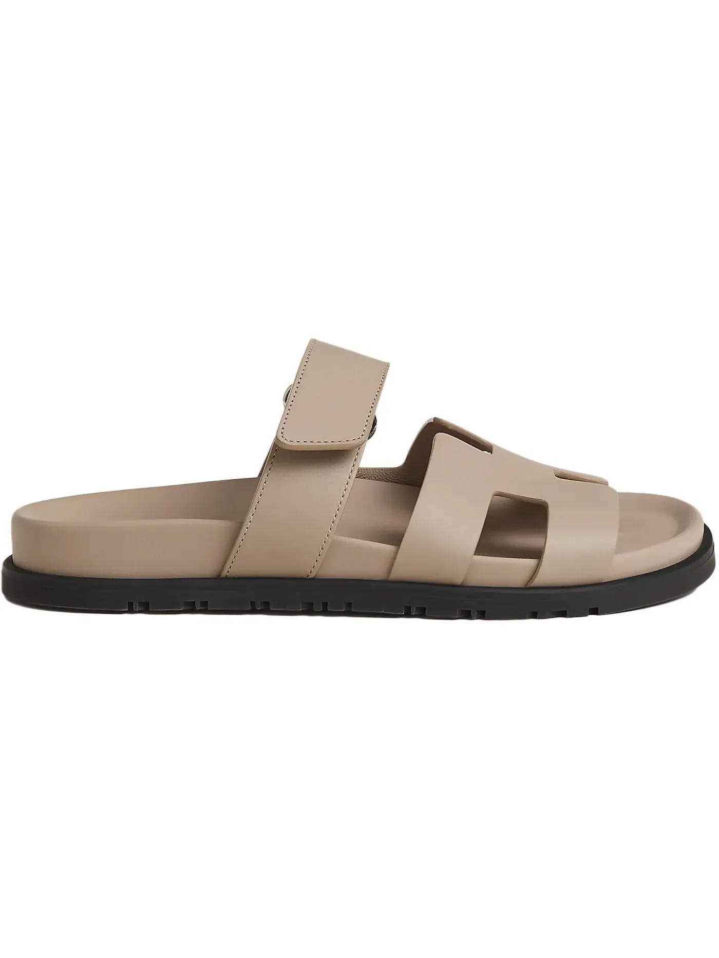 Женские сандалии кожаные Hermes Chypre Sandal — изображение 1 из 1, бежевый