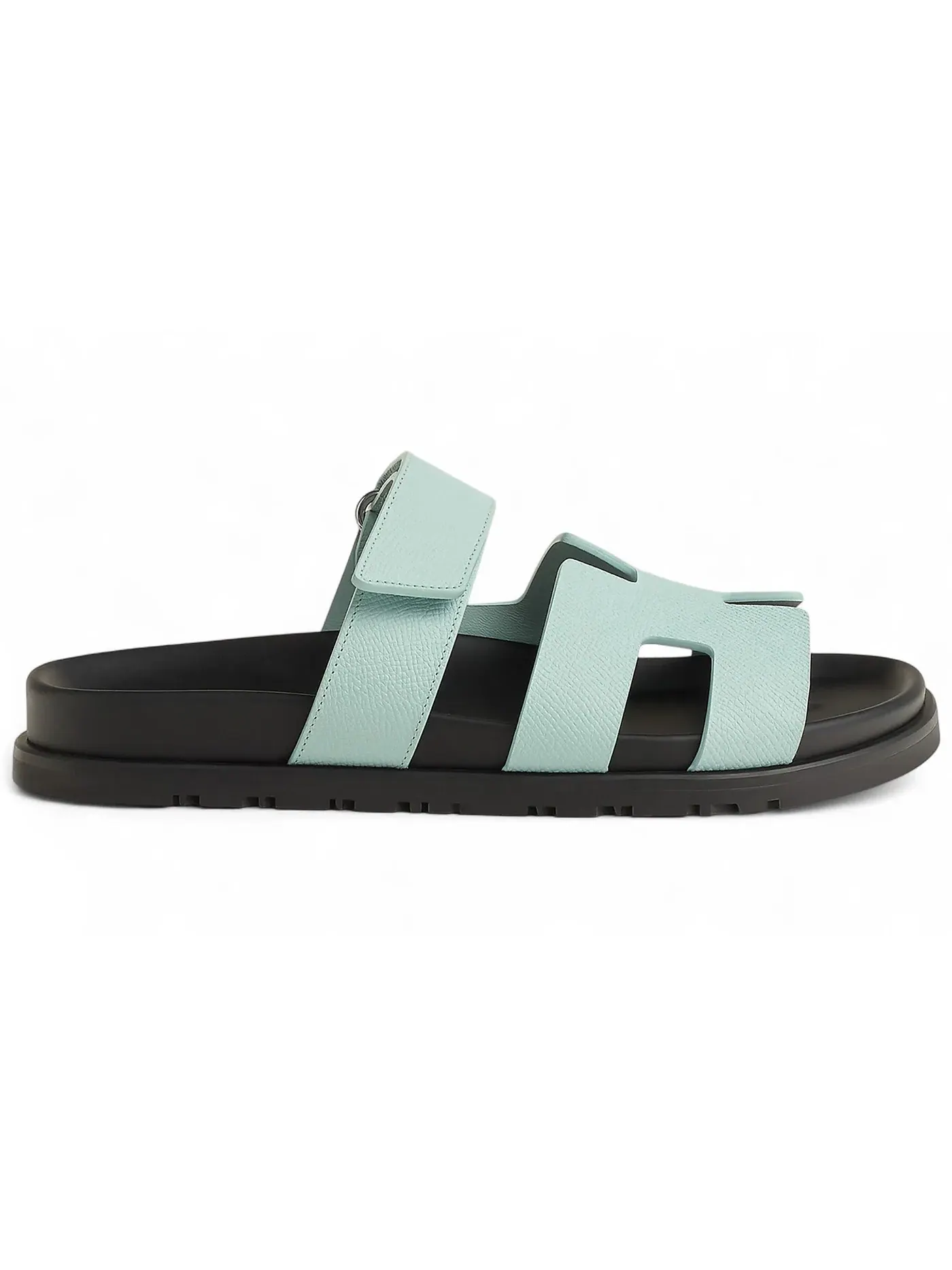 Женские сандалии-слайды Hermes Chypre Sandal Hermes, Bleu Cristaux — изображение 1 из 1