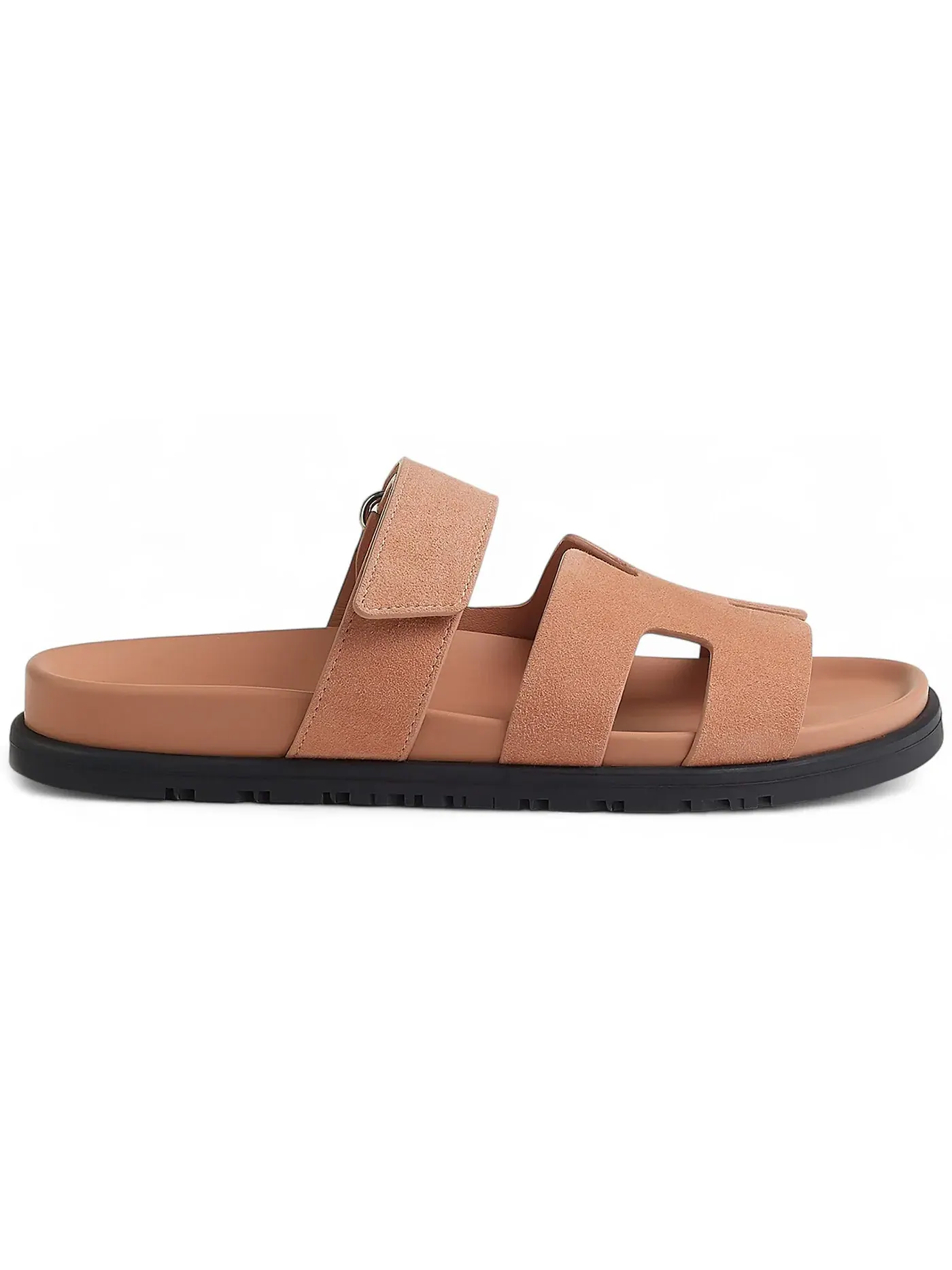 Женские сандалии с открытым носком Hermes Chypre Sandal — изображение 1 из 1, нудовый