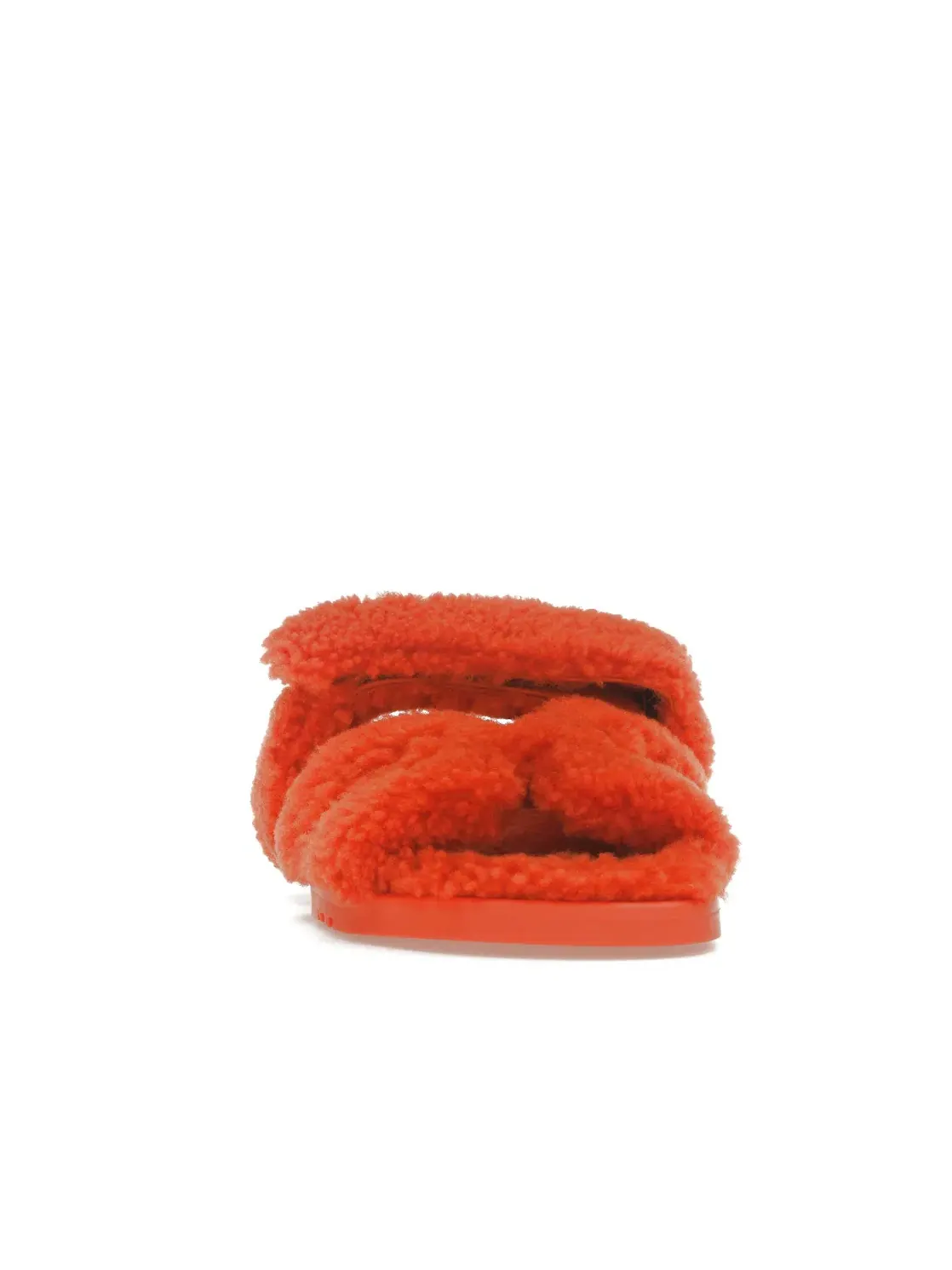 Женские сандалии на меху Hermes Chypre Sandal — изображение 2 из 4, оранжевый