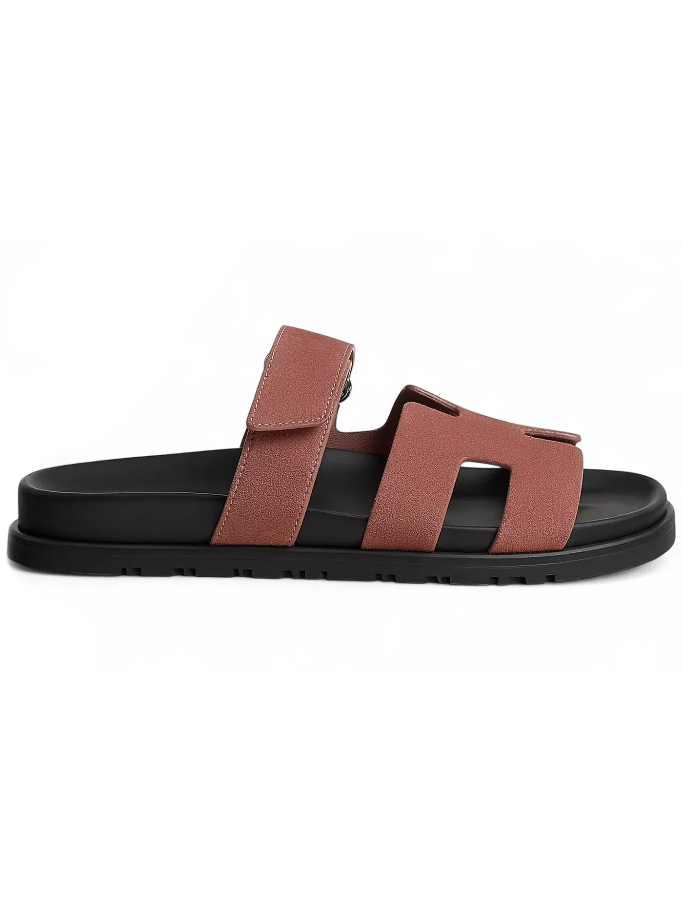 Женские сандалии из замши Rose Antique Hermes Chypre Sandal — изображение 1 из 1, розовый