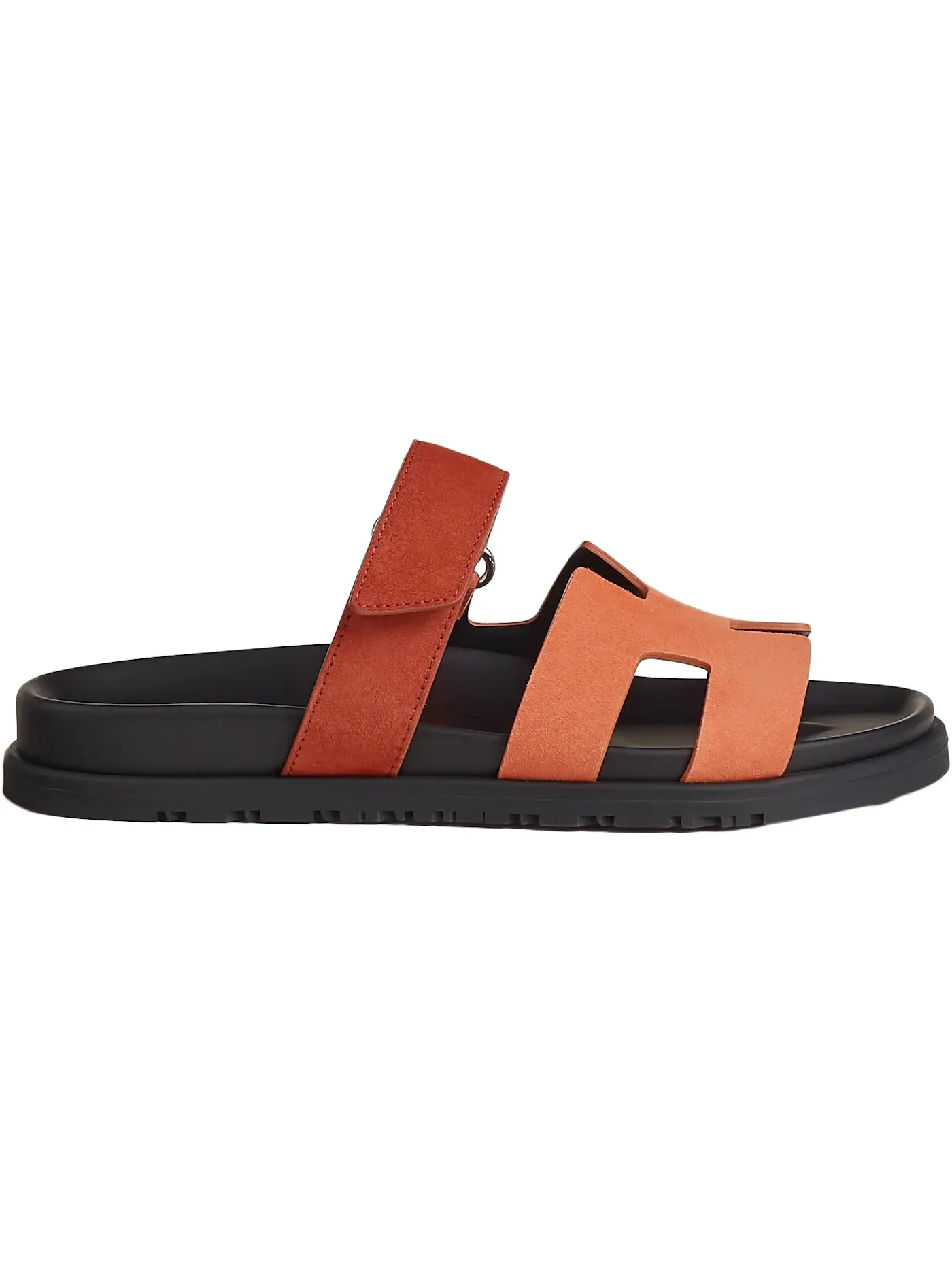 Женские сандалии-слайды с принтом Hermes Chypre Sandal Hermes — изображение 1 из 1, розовый