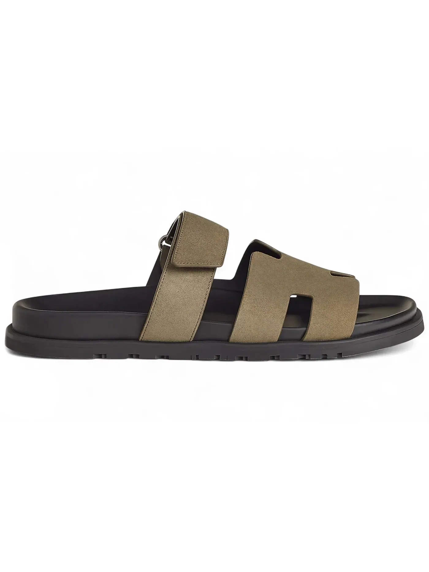 Мужские сандалии с принтом Hermes Chypre Sandal, Vert Toundra — изображение 1 из 1