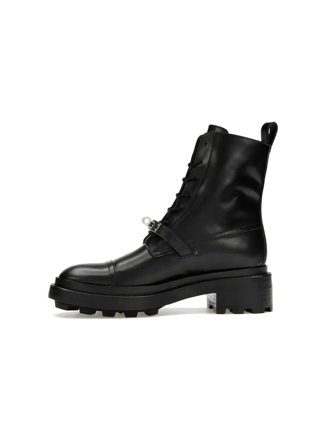 Женские ботинки из телячьей кожи Hermes Funk Ankle Boot — изображение 3 из 4, черный