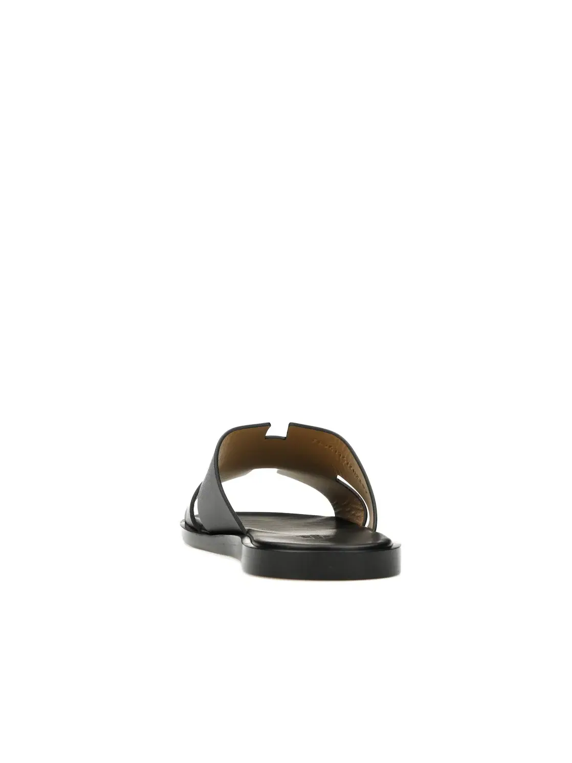 Мужские сандалии из гладкой телячьей кожи Hermes Izmir Sandal — изображение 4 из 4, черный