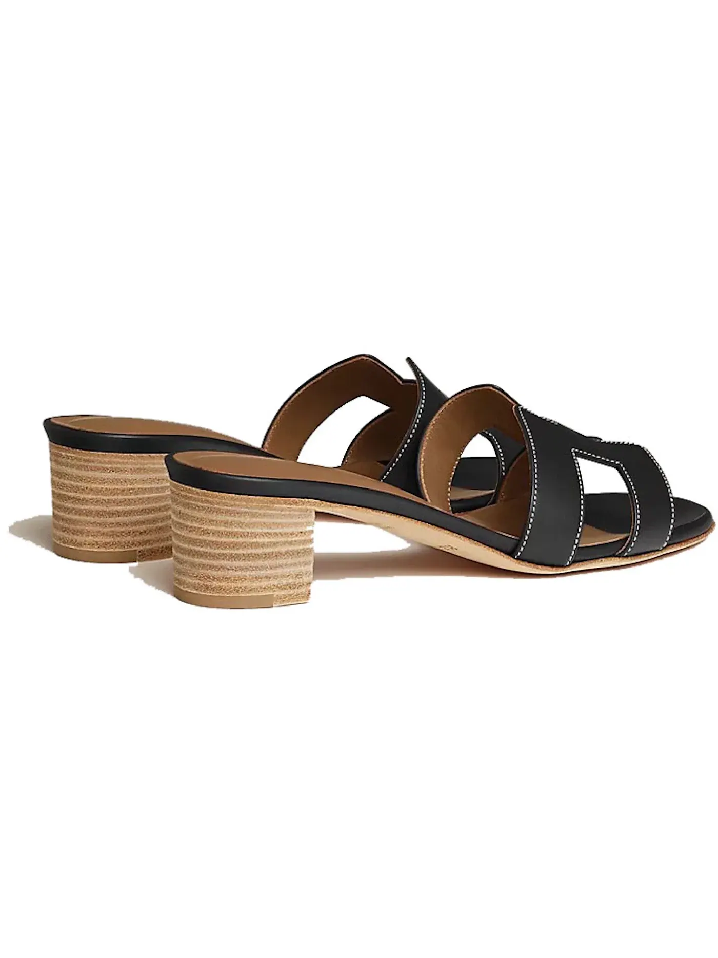 Женские сандалии из телячьей кожи Oasis Hermes — изображение 3 из 3, черный