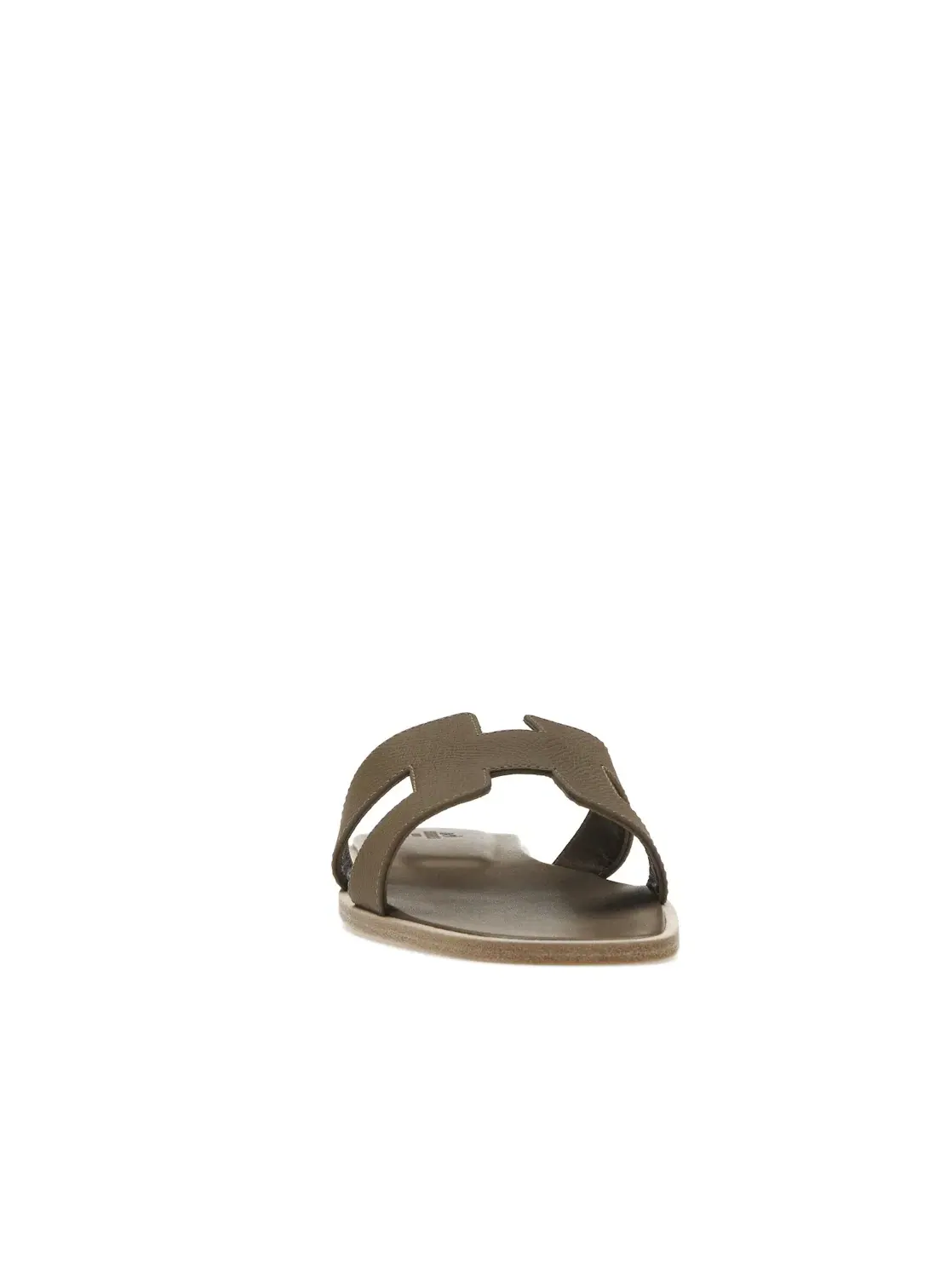 Женские сандалии-слайды Hermes Oran Sandal Hermes, Etoupe — изображение 2 из 4