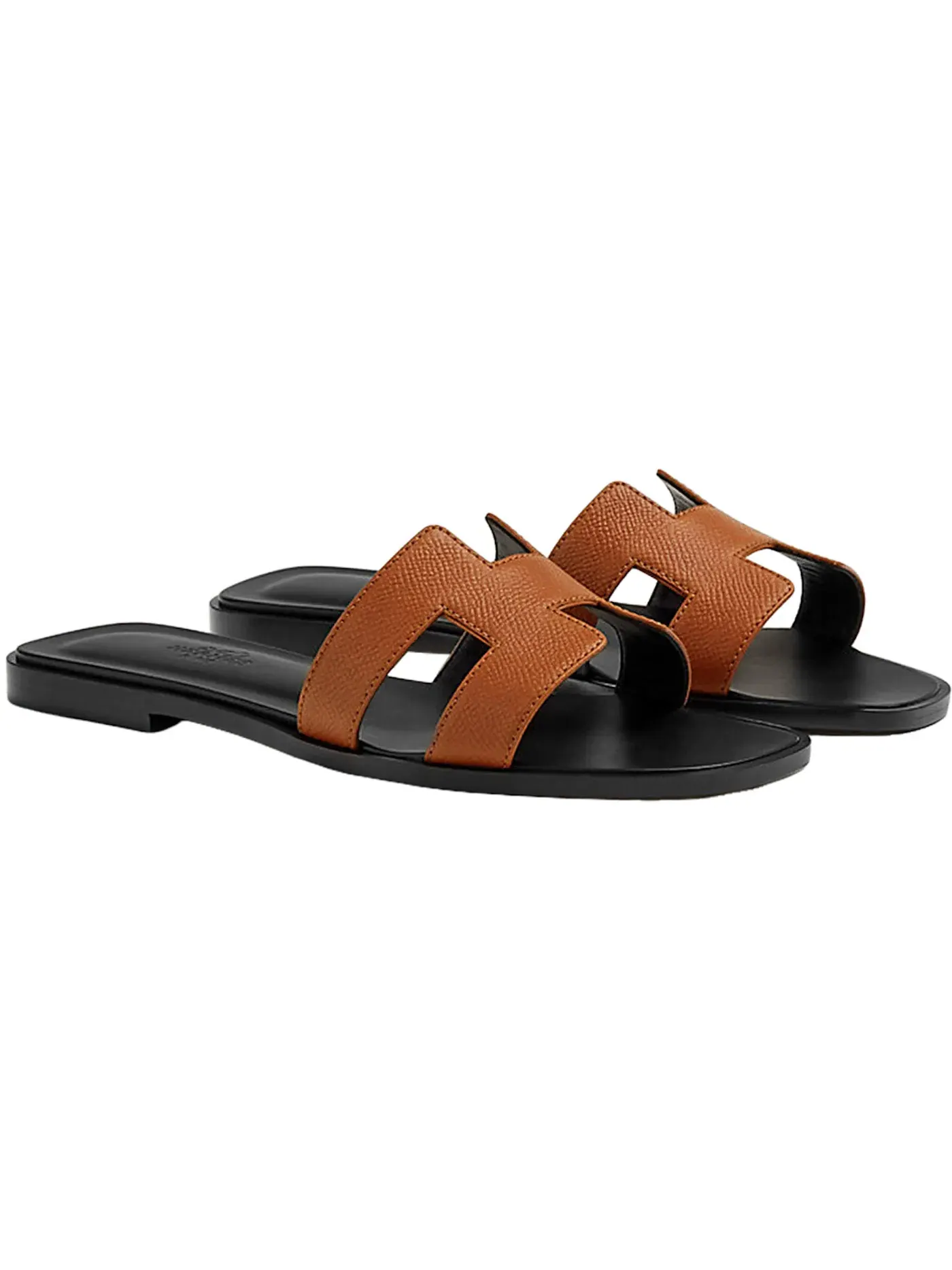 Женские сандалии с ремешком Hermes Oran Sandal — изображение 2 из 3, черный