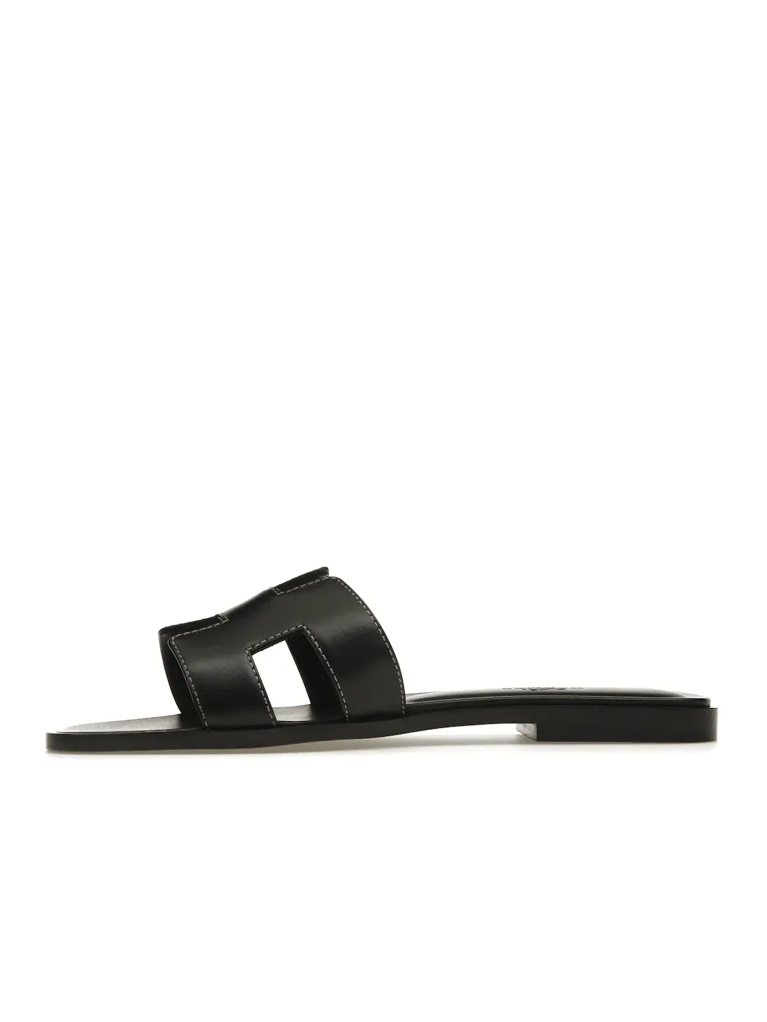 Женские сандалии с открытым носком Hermes Oran Sandal Hermes — изображение 3 из 4, черный