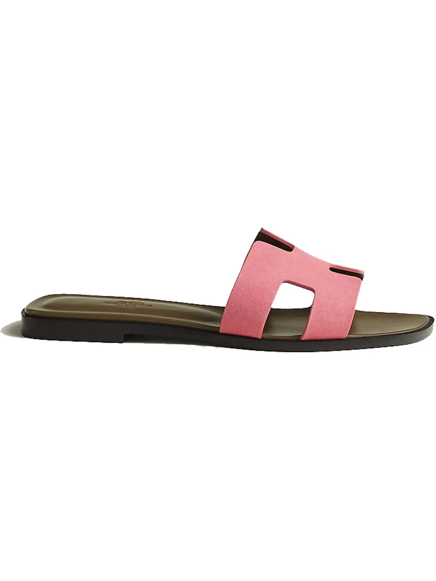 Женские сандалии без каблука Hermes Oran Sandal — изображение 1 из 3, розовый