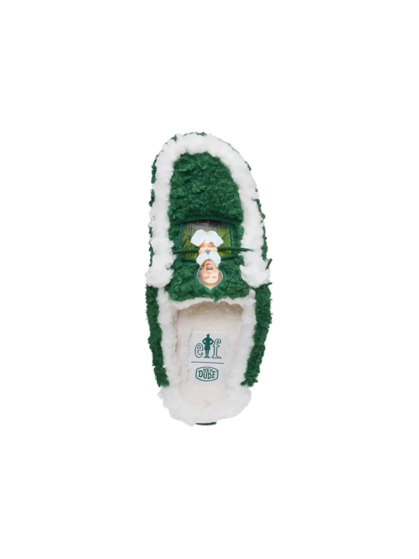 Мужские тапочки с закрытой пяткой Hey Dude Wally Slipper Elf Buddy The Elf — изображение 2 из 2, зеленый/зеленый