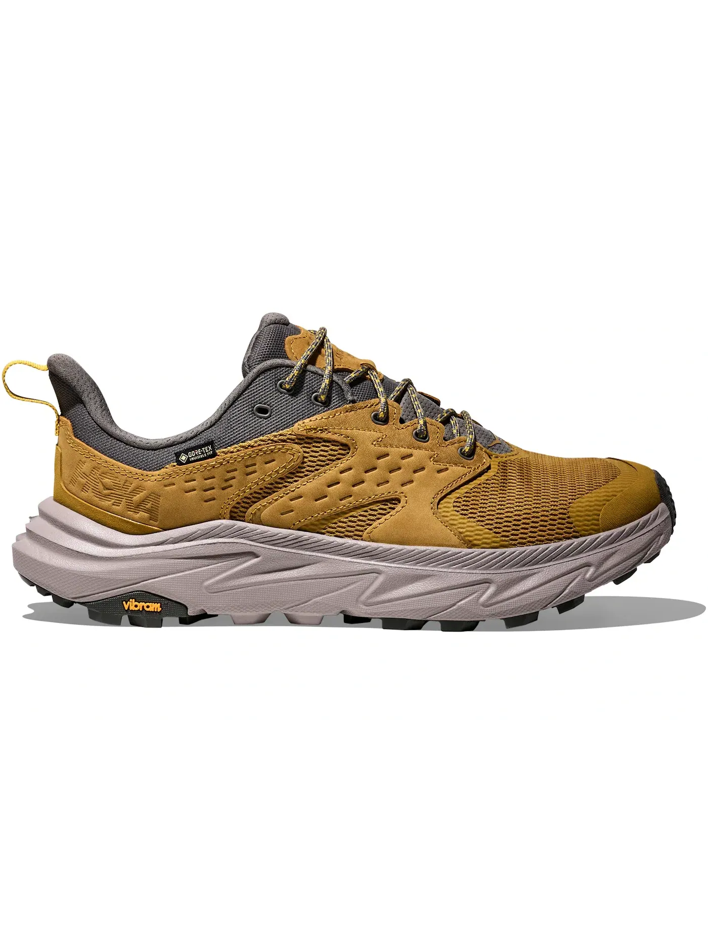 Мужские кроссовки для бега с мембраной Gore-Tex Hoka One One Anacapa 2 Low Gore-Tex, Mustard Seed Cement — изображение 1 из 1