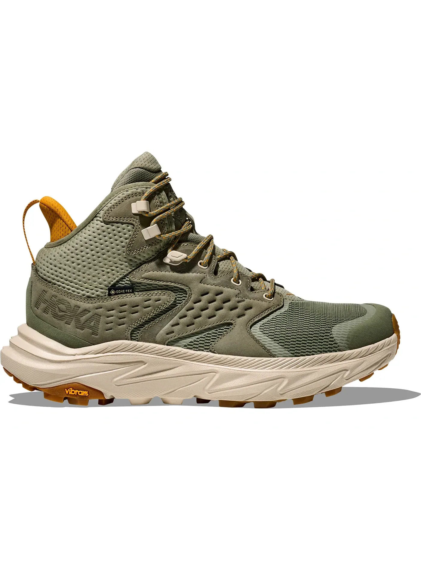 Мужские кроссовки для бега Anacapa 2 Mid Gore-Tex Hoka One One, Sea Moss Oat Milk — изображение 1 из 1
