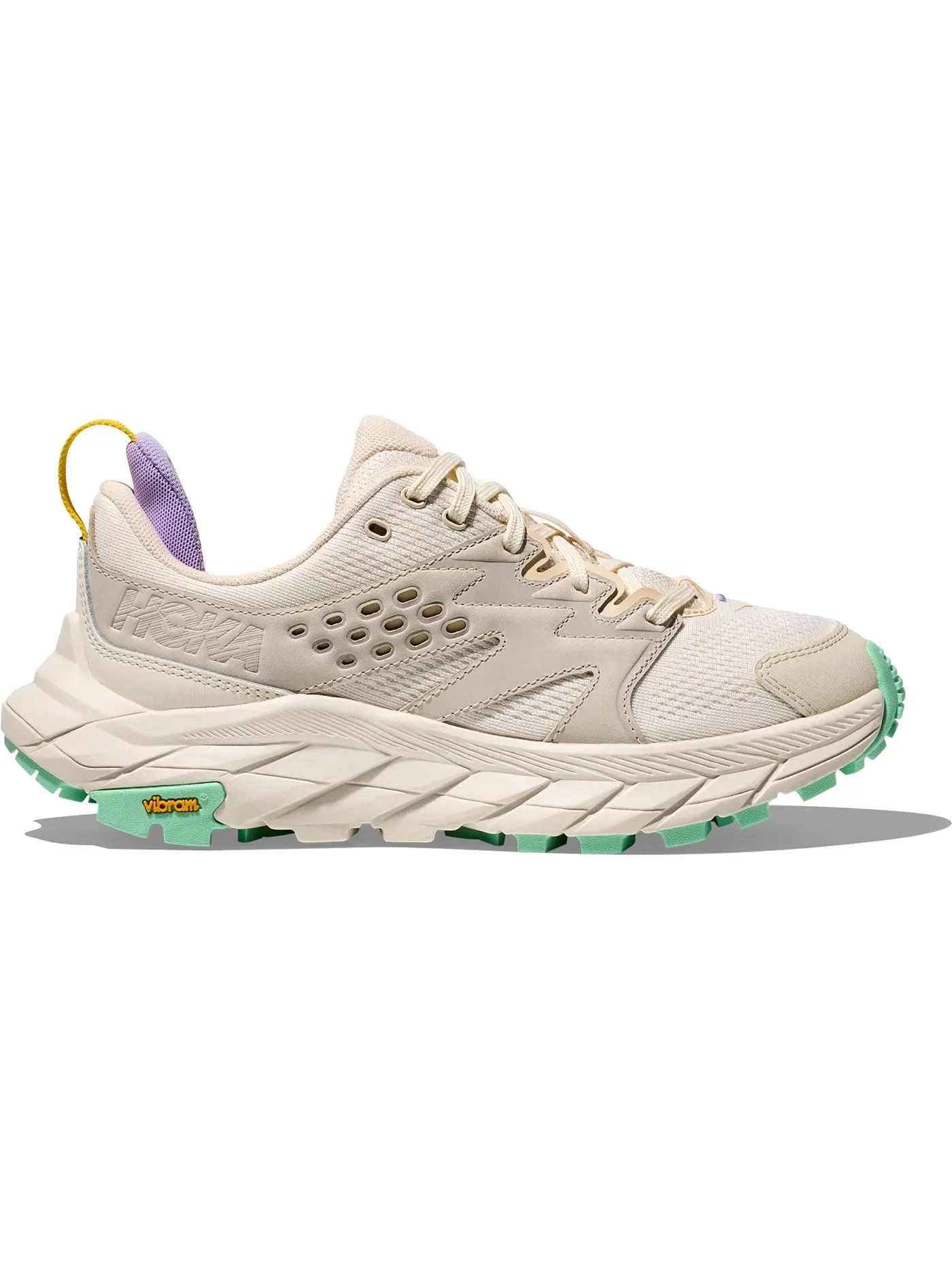Женские кроссовки Lifestyle с низким верхом Hoka One One Anacapa Breeze Low, Alabaster Mint Fluorite — изображение 1 из 1