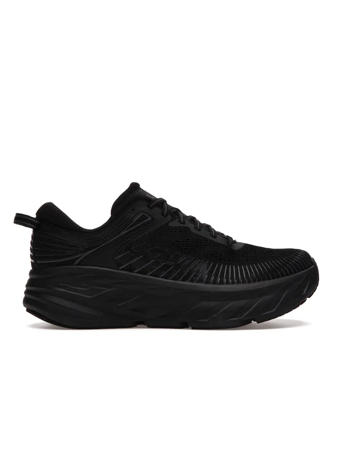 Мужские кроссовки с амортизацией Hoka One One Bondi 7 — изображение 1 из 4, черный/черный