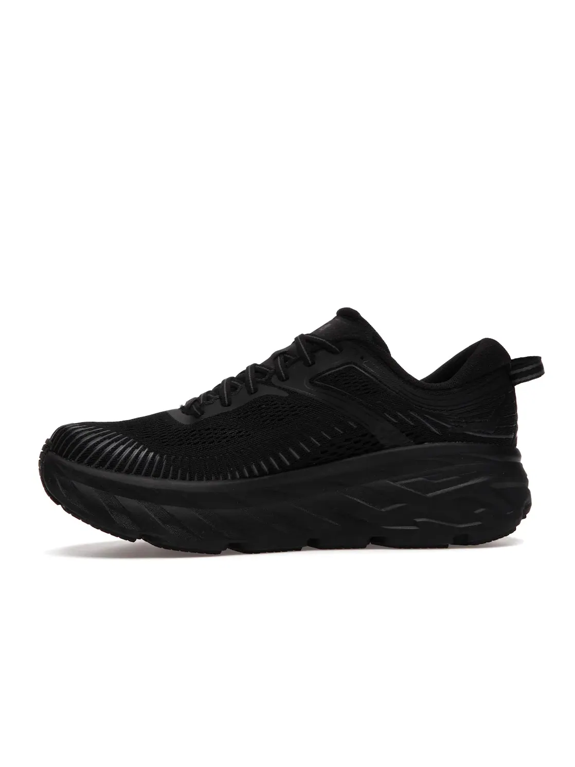 Мужские кроссовки с амортизацией Hoka One One Bondi 7 — изображение 3 из 4, черный/черный