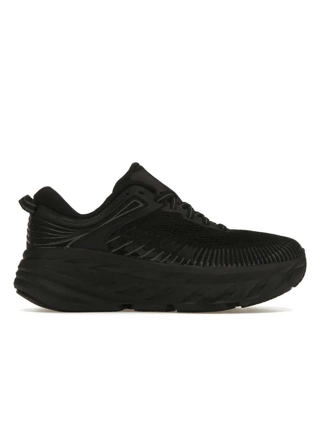 Женские кроссовки с амортизацией Hoka One One Bondi 7 — изображение 1 из 4, черный/черный