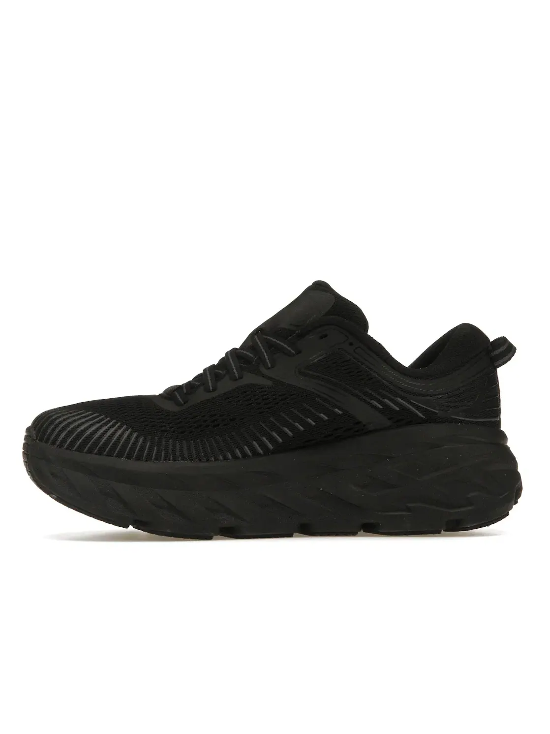 Женские кроссовки с амортизацией Hoka One One Bondi 7 — изображение 3 из 4, черный/черный