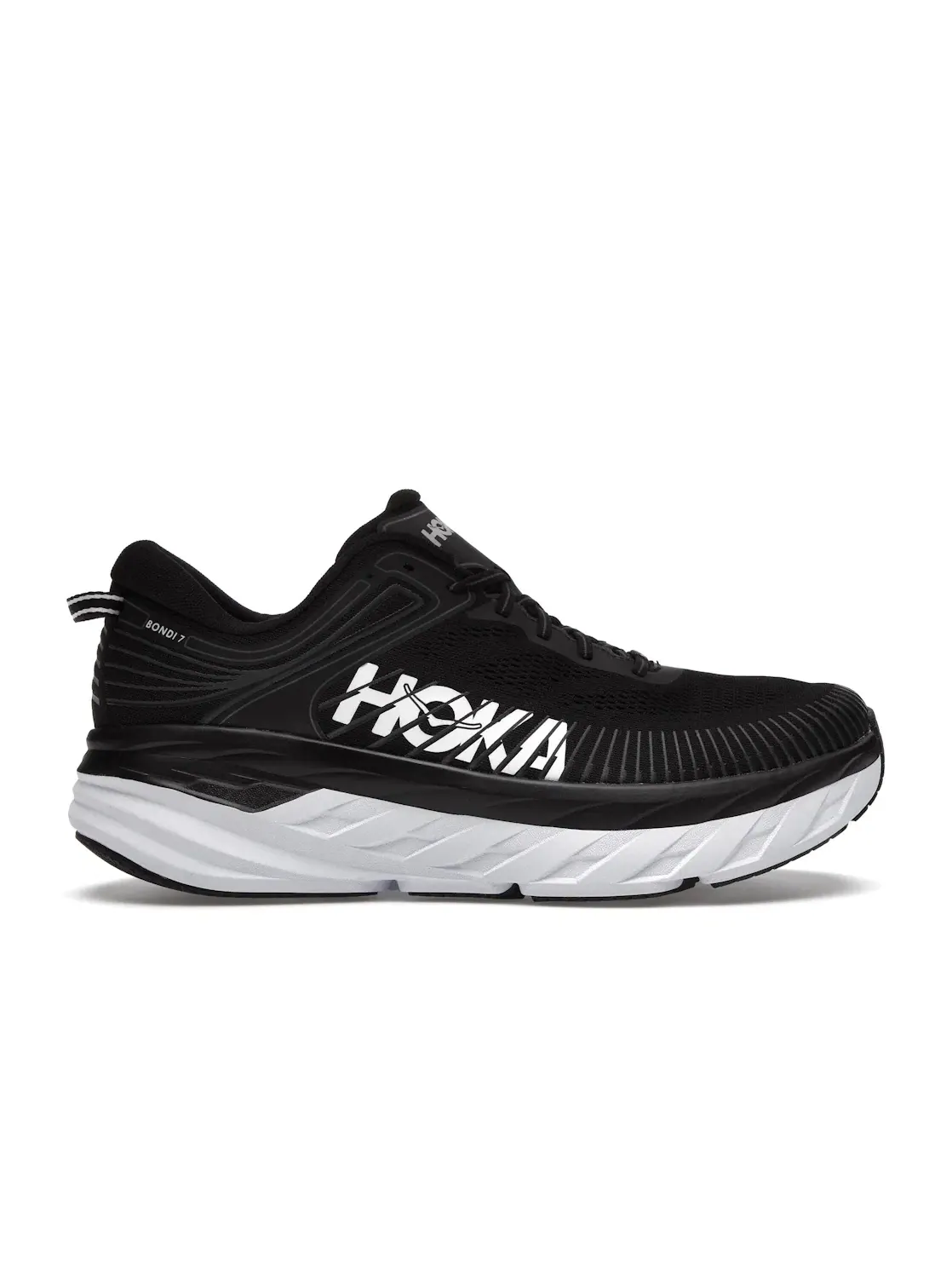 Мужские кроссовки для бега Hoka One One Bondi 7 — изображение 1 из 4, черный/белый
