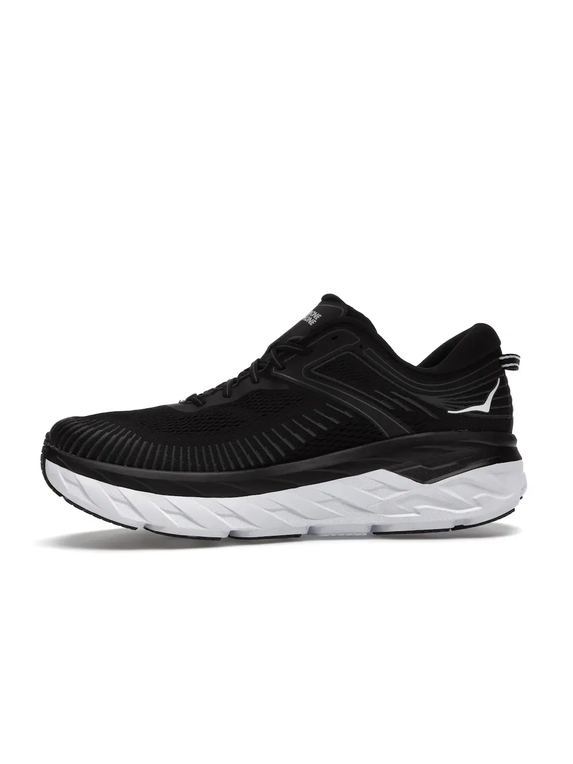 Мужские кроссовки для бега Hoka One One Bondi 7 — изображение 3 из 4, черный/белый