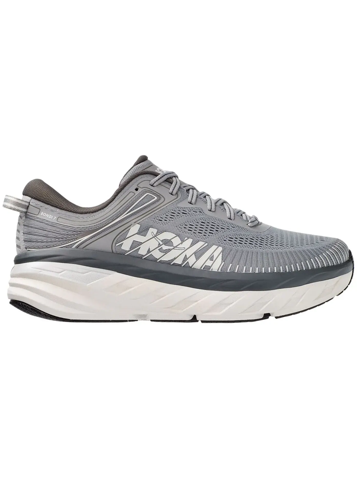 Мужские кроссовки с максимальной амортизацией Hoka One One Bondi 7 — изображение 1 из 1, темный серый