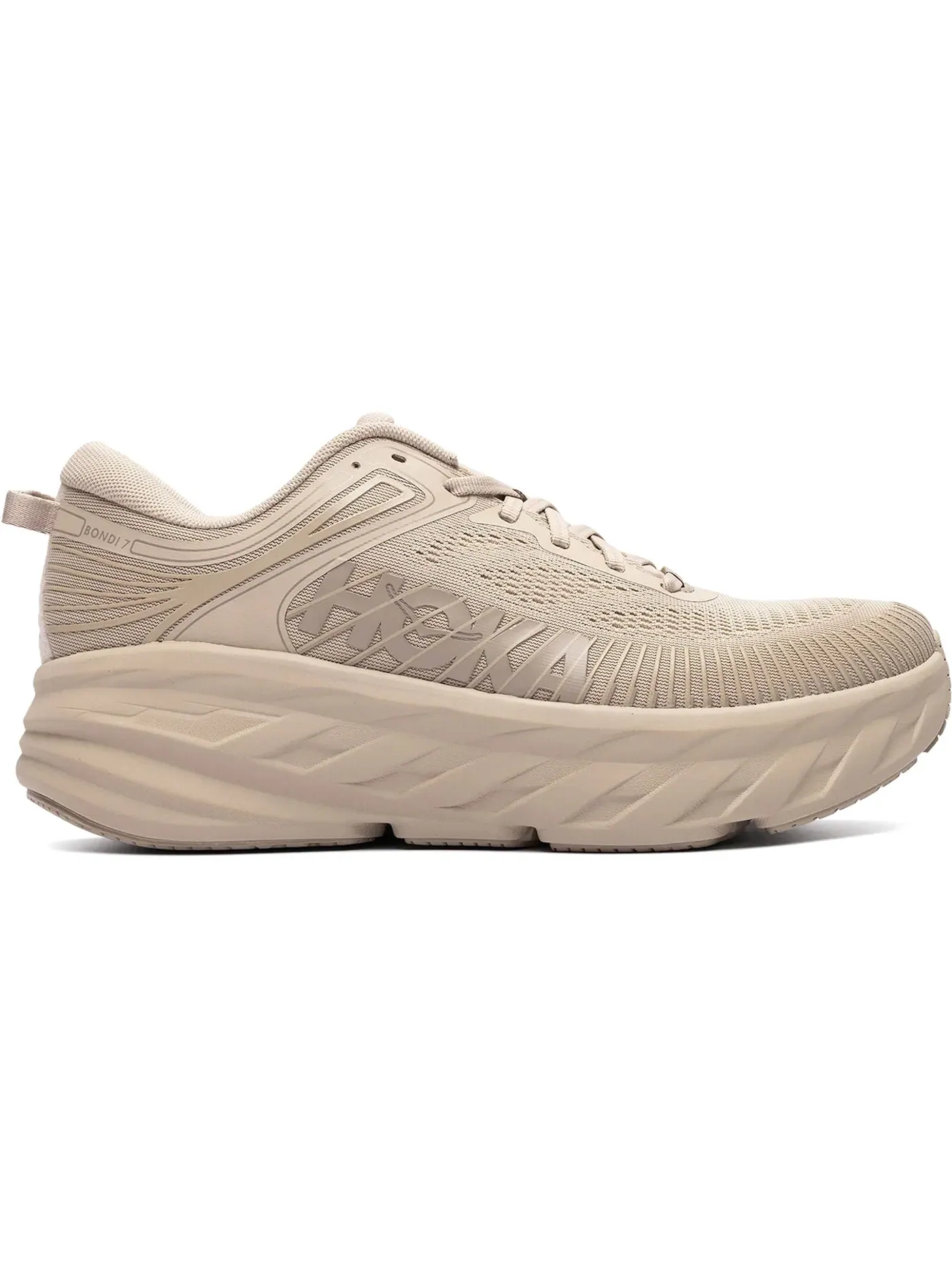 Мужские кроссовки для бега Bondi 7 Hoka One One — изображение 1 из 1, льняной