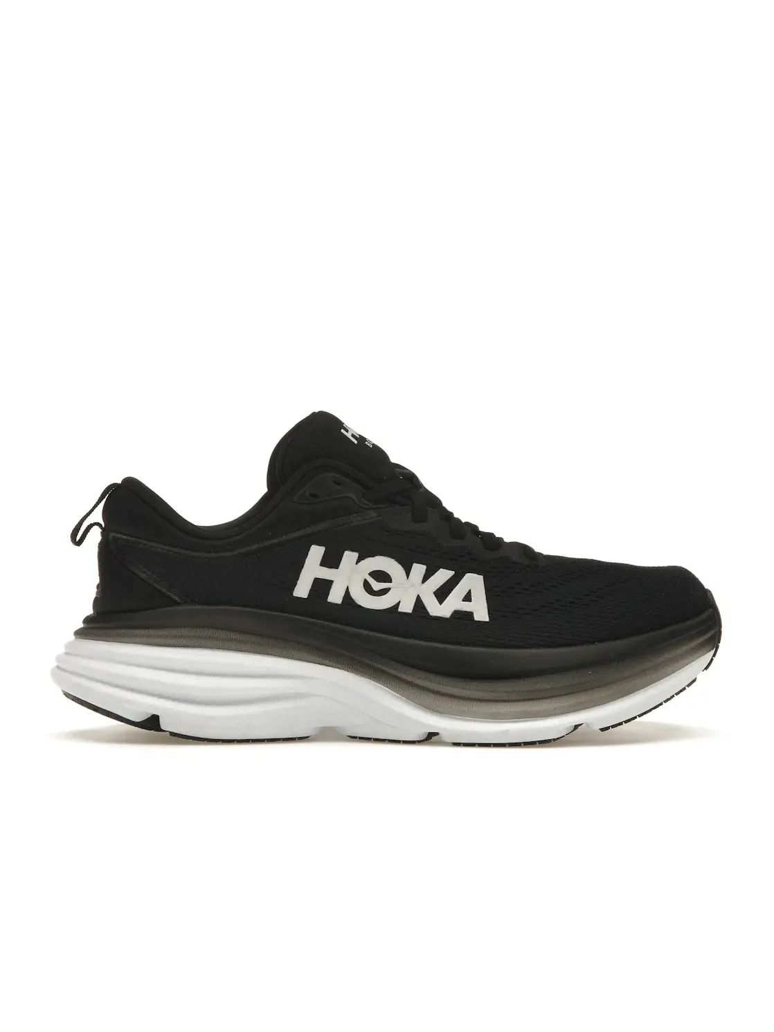 Женские кроссовки для бега Hoka One One Bondi 8 — изображение 1 из 4, черный/белый