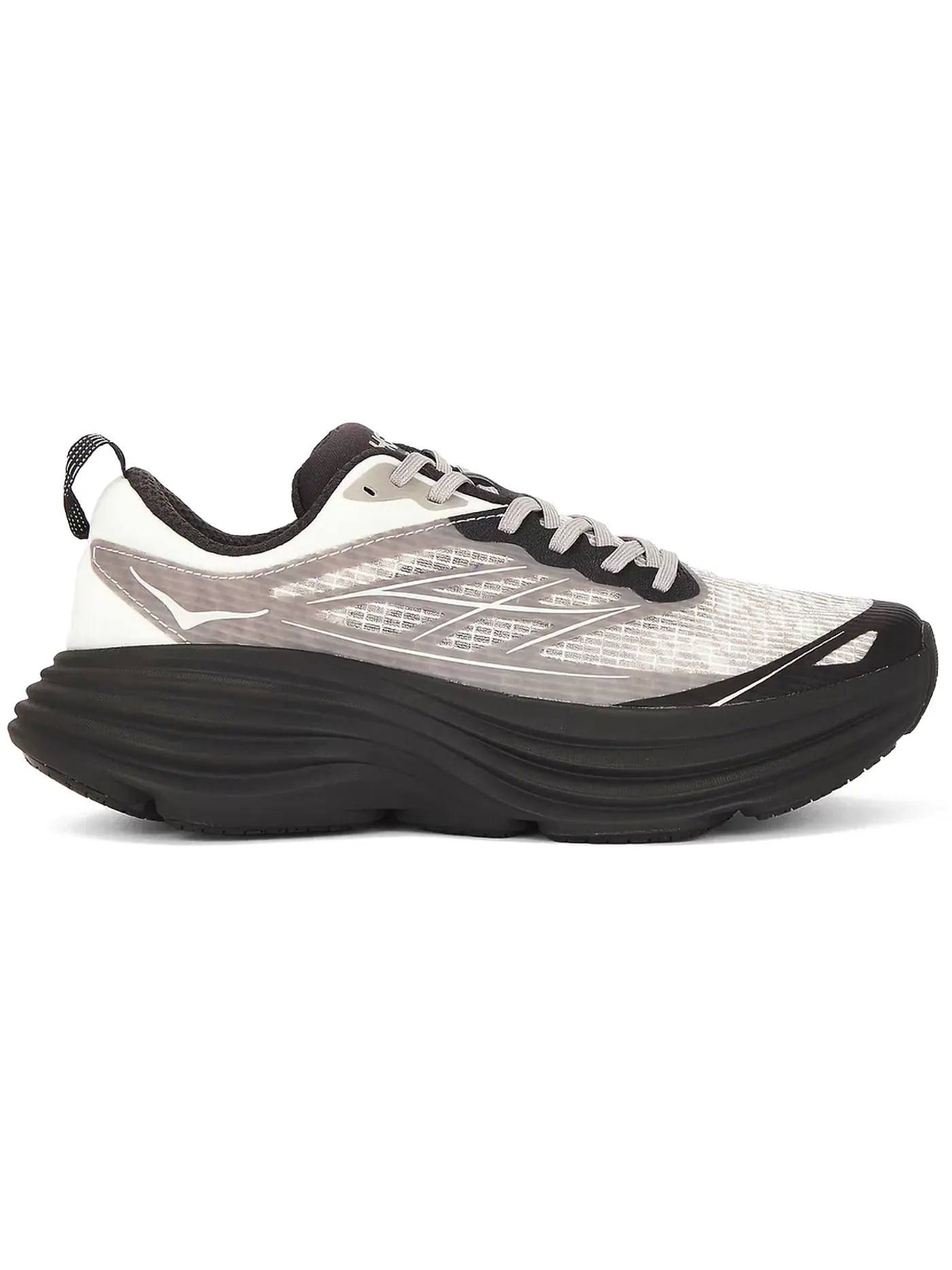 Мужские кроссовки с амортизацией Bondi 8 Caged Hoka One One — изображение 1 из 1, черный