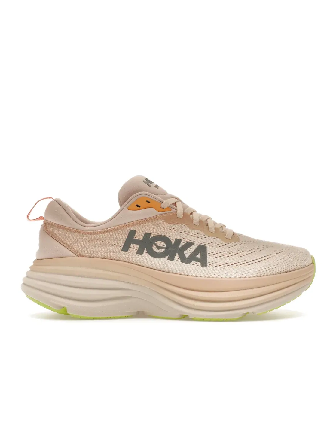 Женские кроссовки с амортизацией Hoka One One Bondi 8 — изображение 1 из 4, кремовый