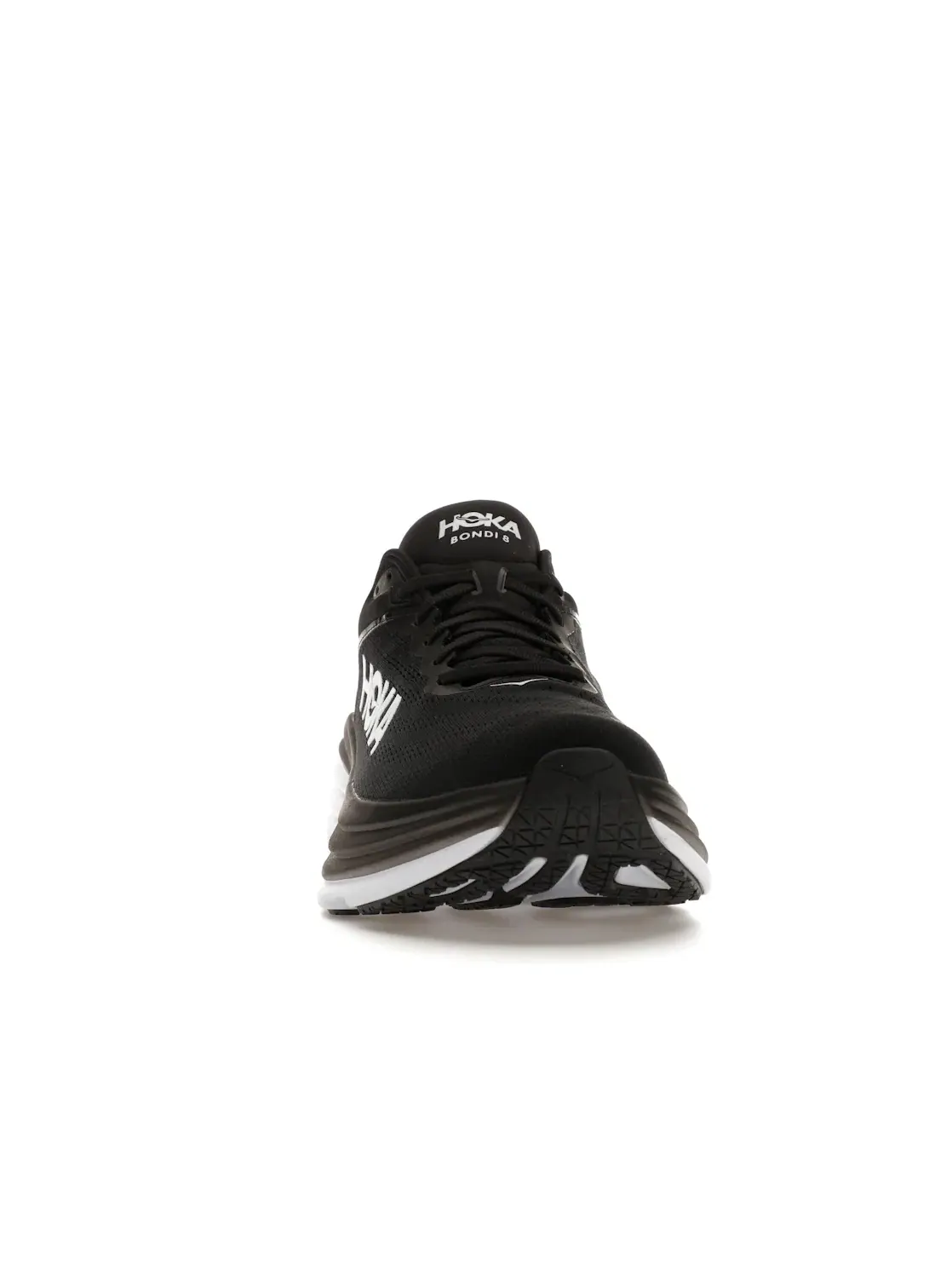 Мужские кроссовки с амортизацией Hoka One One Bondi 8 — изображение 2 из 4, черный/белый