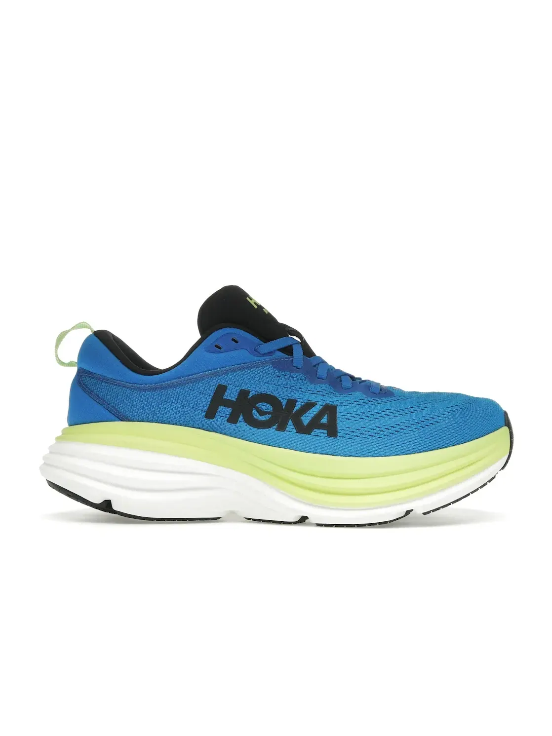 Мужские кроссовки для бега Hoka One One Bondi 8, Electric Cobalt Lettuce — изображение 1 из 4