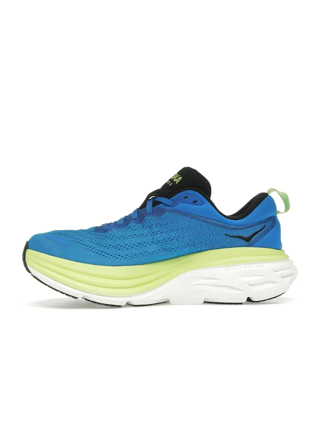 Мужские кроссовки для бега Hoka One One Bondi 8, Electric Cobalt Lettuce — изображение 3 из 4