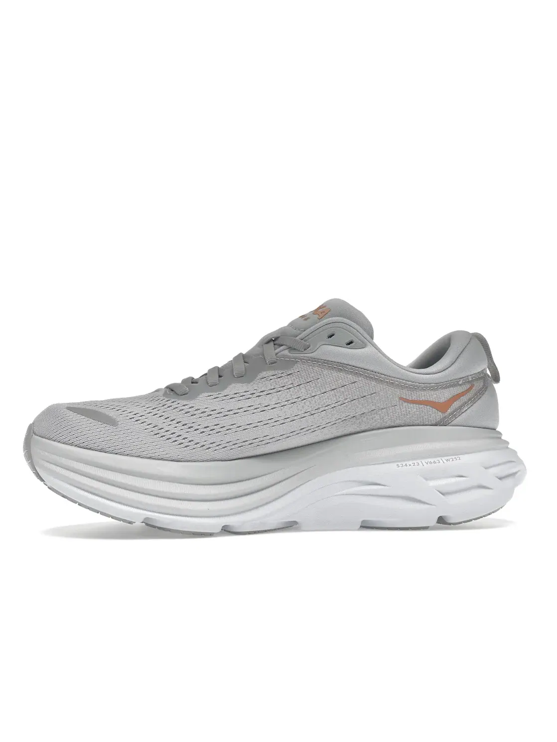 Женские кроссовки для бега Hoka One One Bondi 8, Harbor Mist Lunar Rock — изображение 3 из 4
