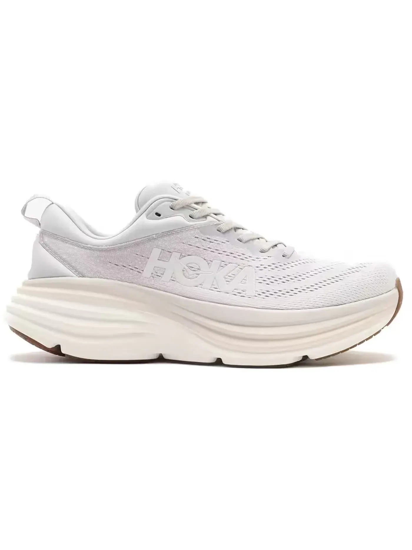 Мужские кроссовки для бега Bondi 8 Hoka One One, Lunar Rock/Nimbus Cloud — изображение 1 из 1
