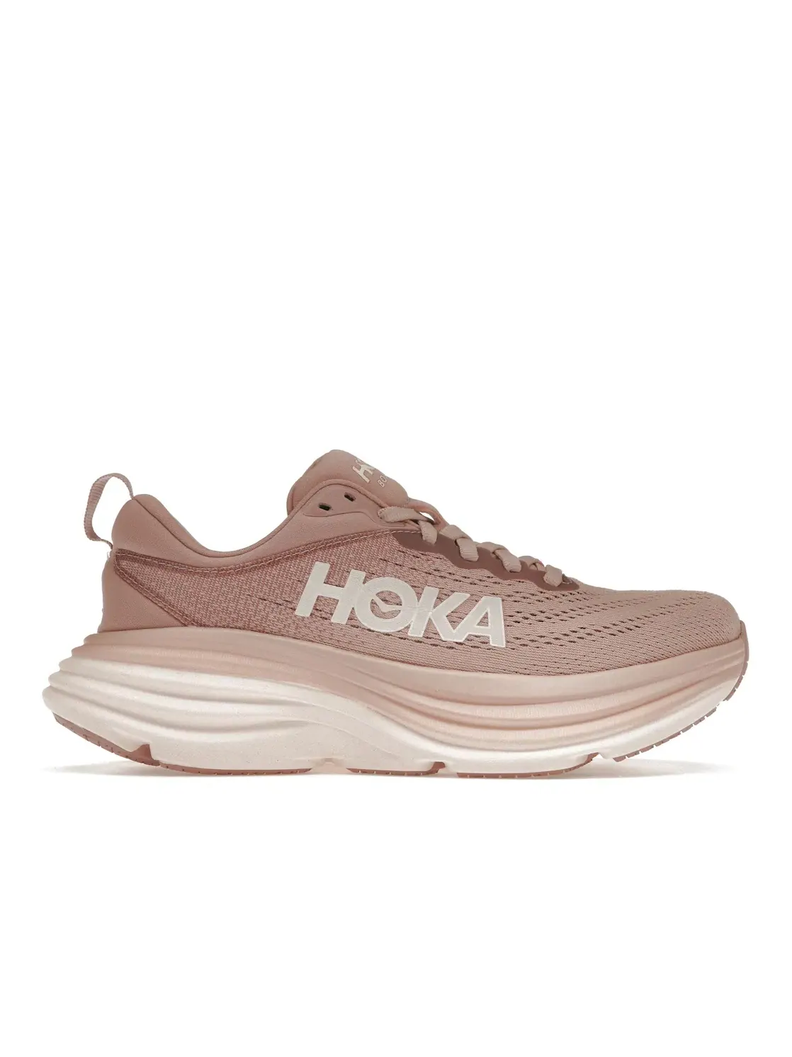 Женские кроссовки с амортизацией Hoka One One Bondi 8, Pale Mauve/Peach Whip — изображение 1 из 4