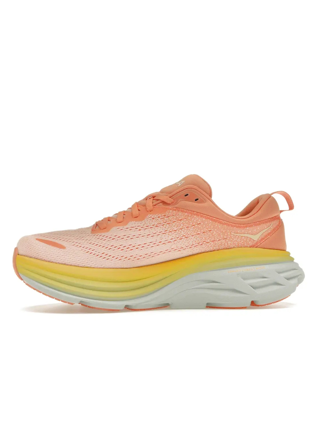 Женские кроссовки для бега Hoka One One Bondi 8, Shell Coral Peach Parfait — изображение 3 из 4
