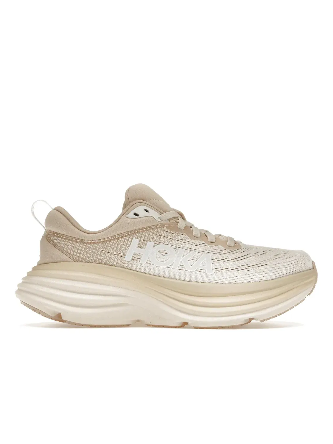 Женские кроссовки с амортизацией Hoka One One Bondi 8 — изображение 1 из 4, песочный