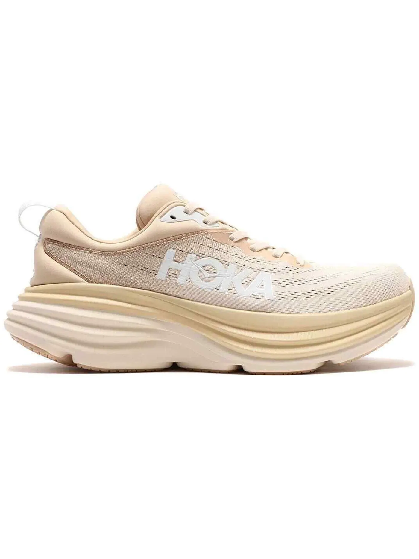 Мужские кроссовки с амортизацией Hoka One One Bondi 8 — изображение 1 из 1, песочный