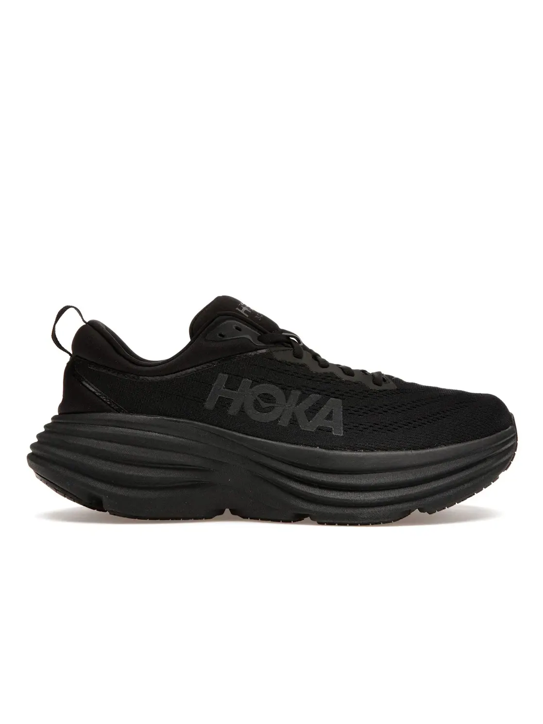 Мужские кроссовки для бега с амортизацией Hoka One One Bondi 8 — изображение 1 из 4, черный/черный