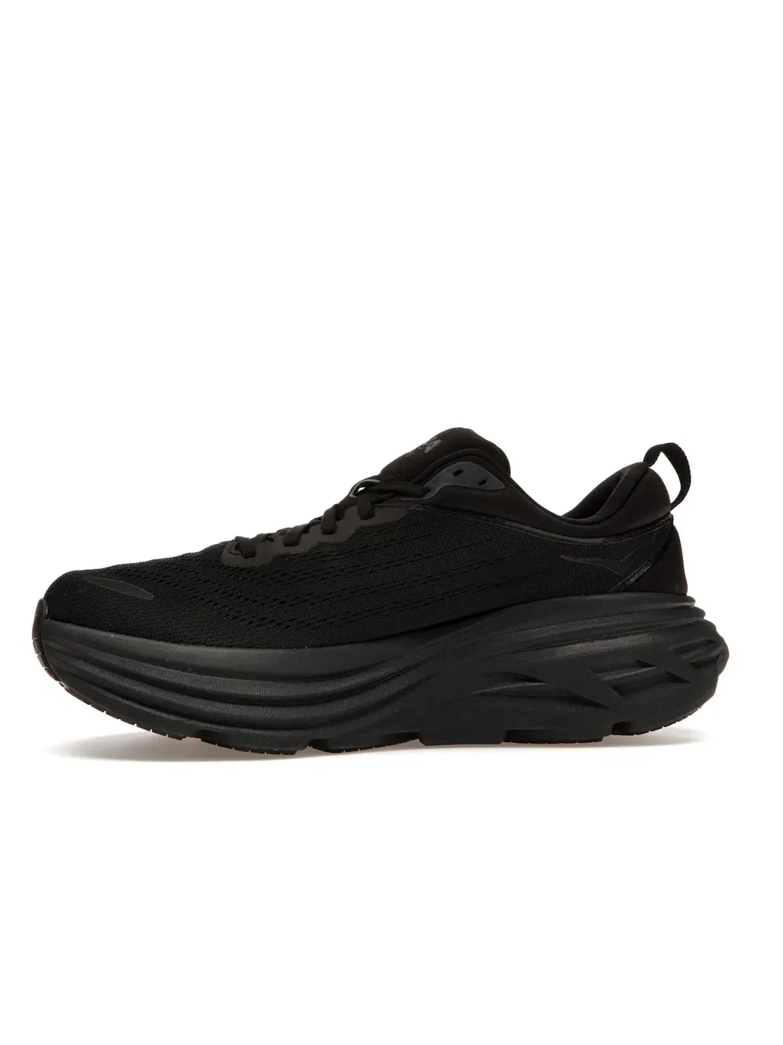 Мужские кроссовки для бега с амортизацией Hoka One One Bondi 8 — изображение 3 из 4, черный/черный