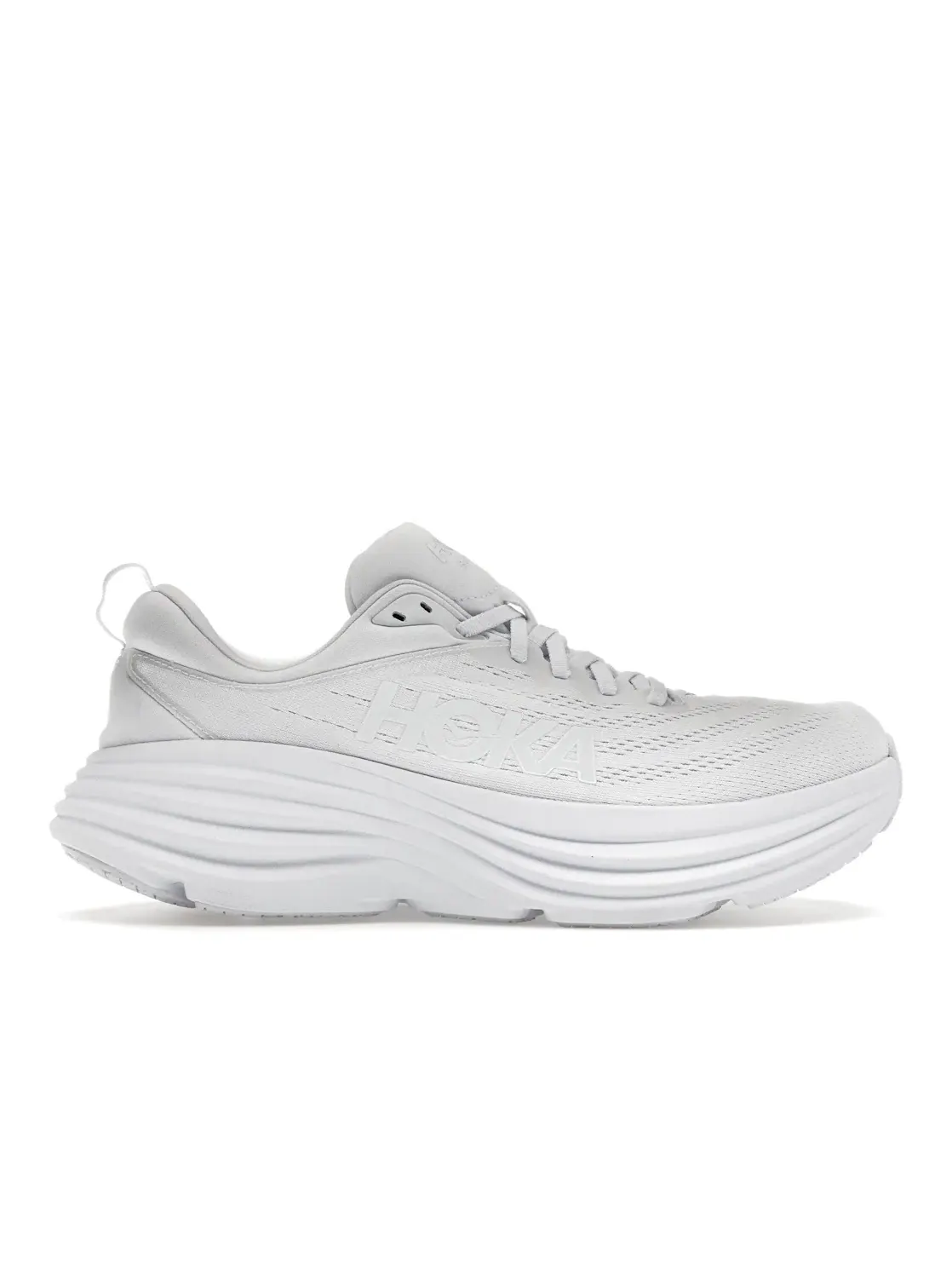 Мужские кроссовки для бега Bondi 8 Hoka One One — изображение 1 из 4, белый белый
