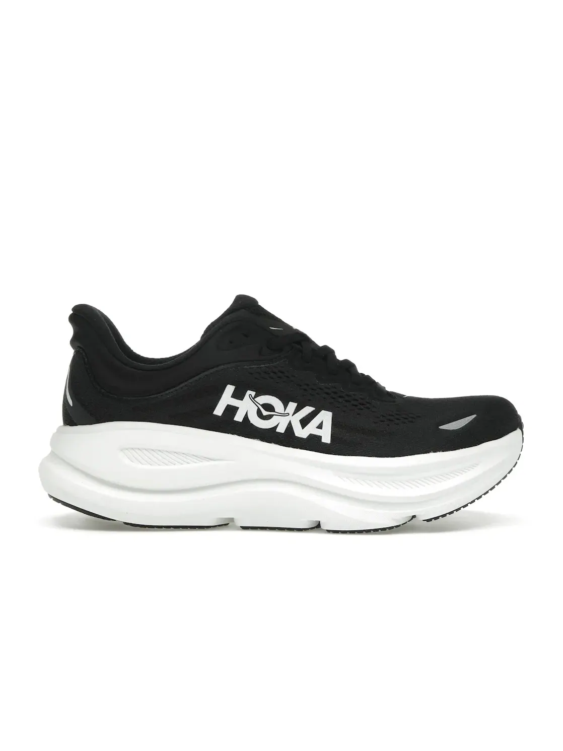 Мужские кроссовки с максимальной амортизацией Hoka One One Bondi 9 — изображение 1 из 4, черный/белый