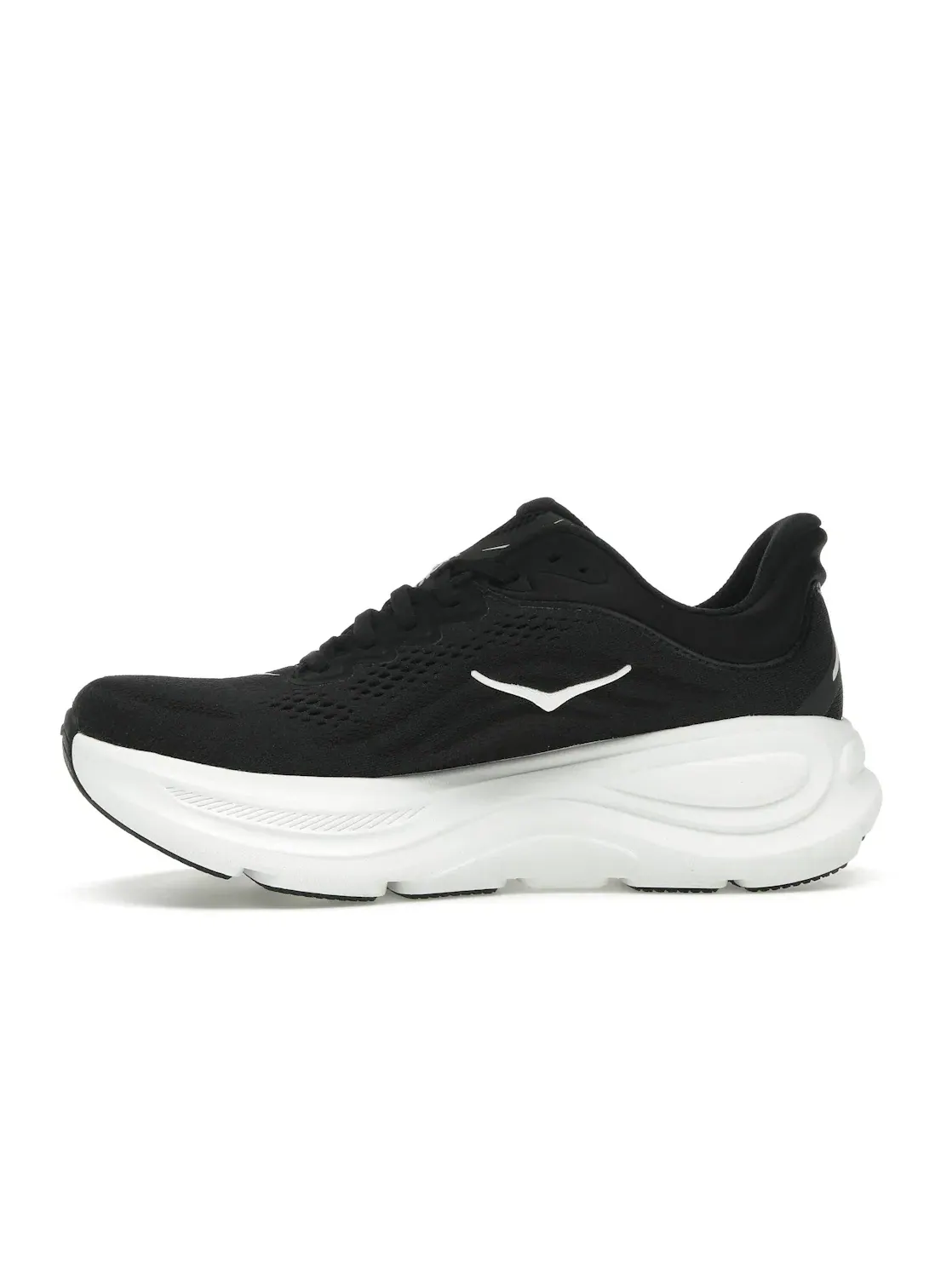 Мужские кроссовки с максимальной амортизацией Hoka One One Bondi 9 — изображение 3 из 4, черный/белый