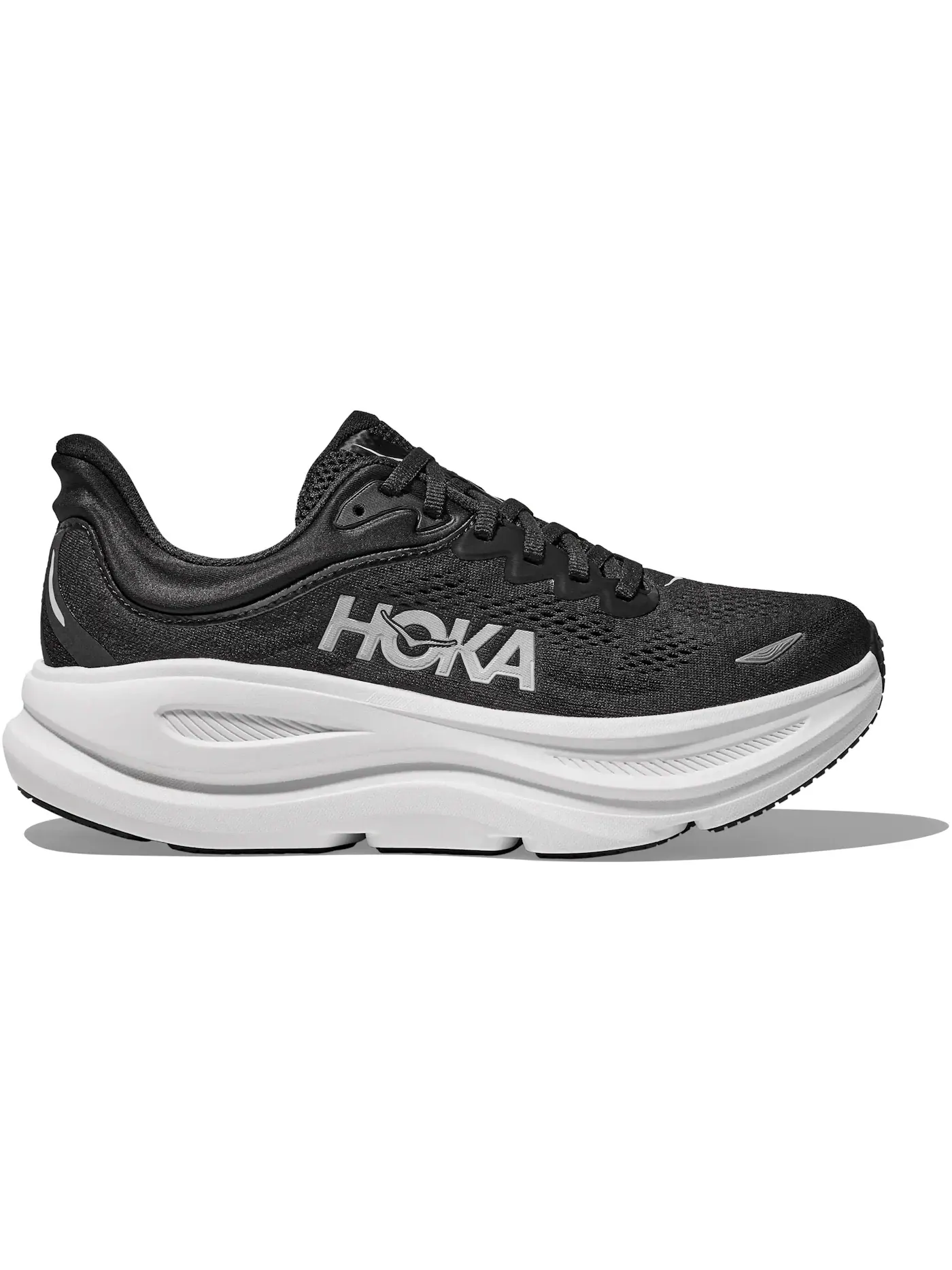 Женские кроссовки для бега Bondi 9 Hoka One One — изображение 1 из 1, черный/белый