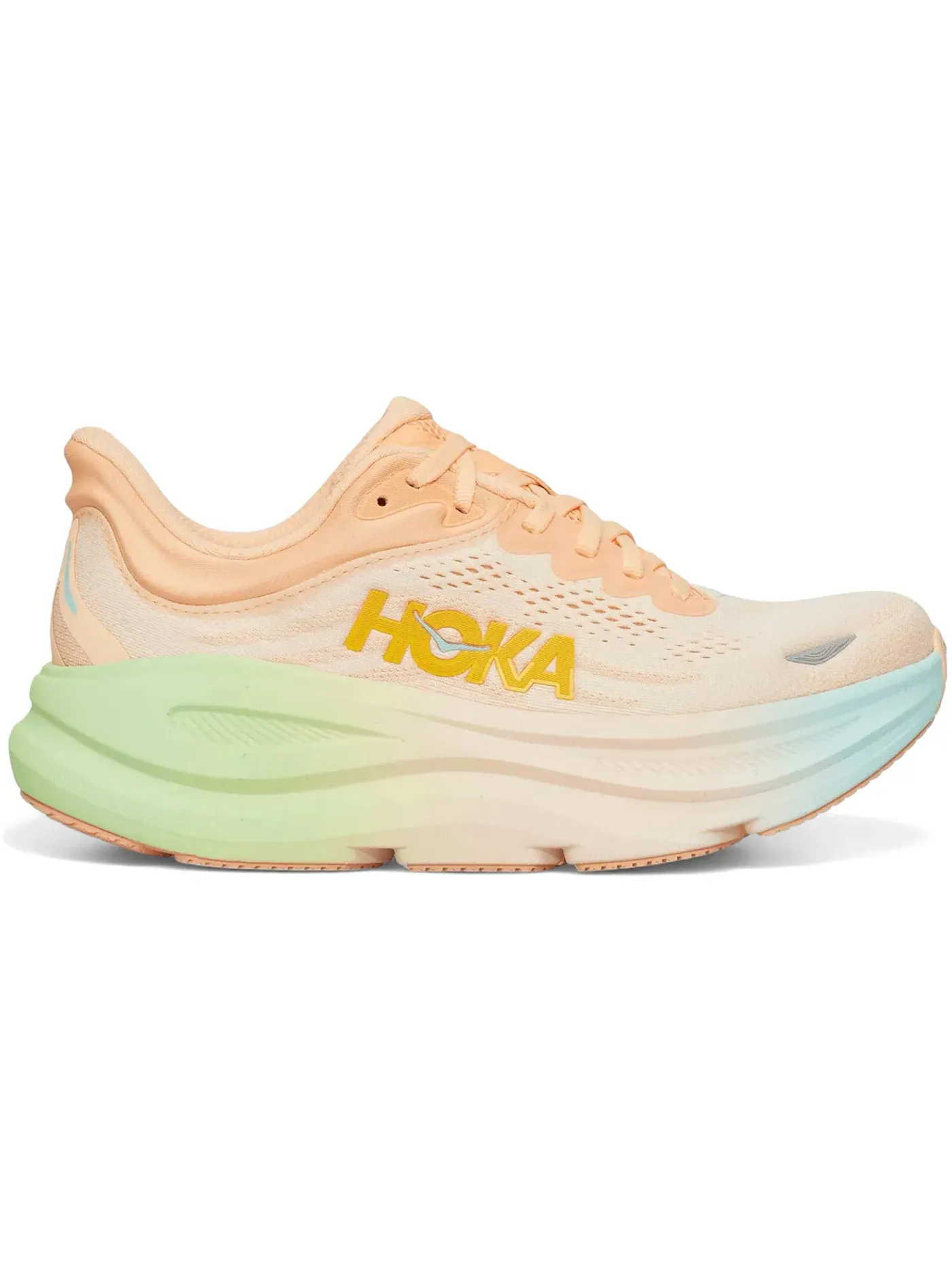 Женские кроссовки для бега Hoka One One Bondi 9, Frost/Pale Tangerine — изображение 1 из 1