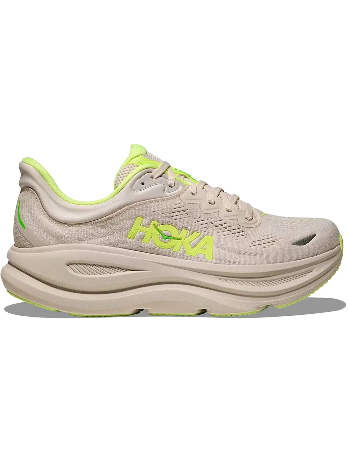 Мужские кроссовки для бега Hoka One One Bondi 9, Grout Neon Yuzu — изображение 1 из 1